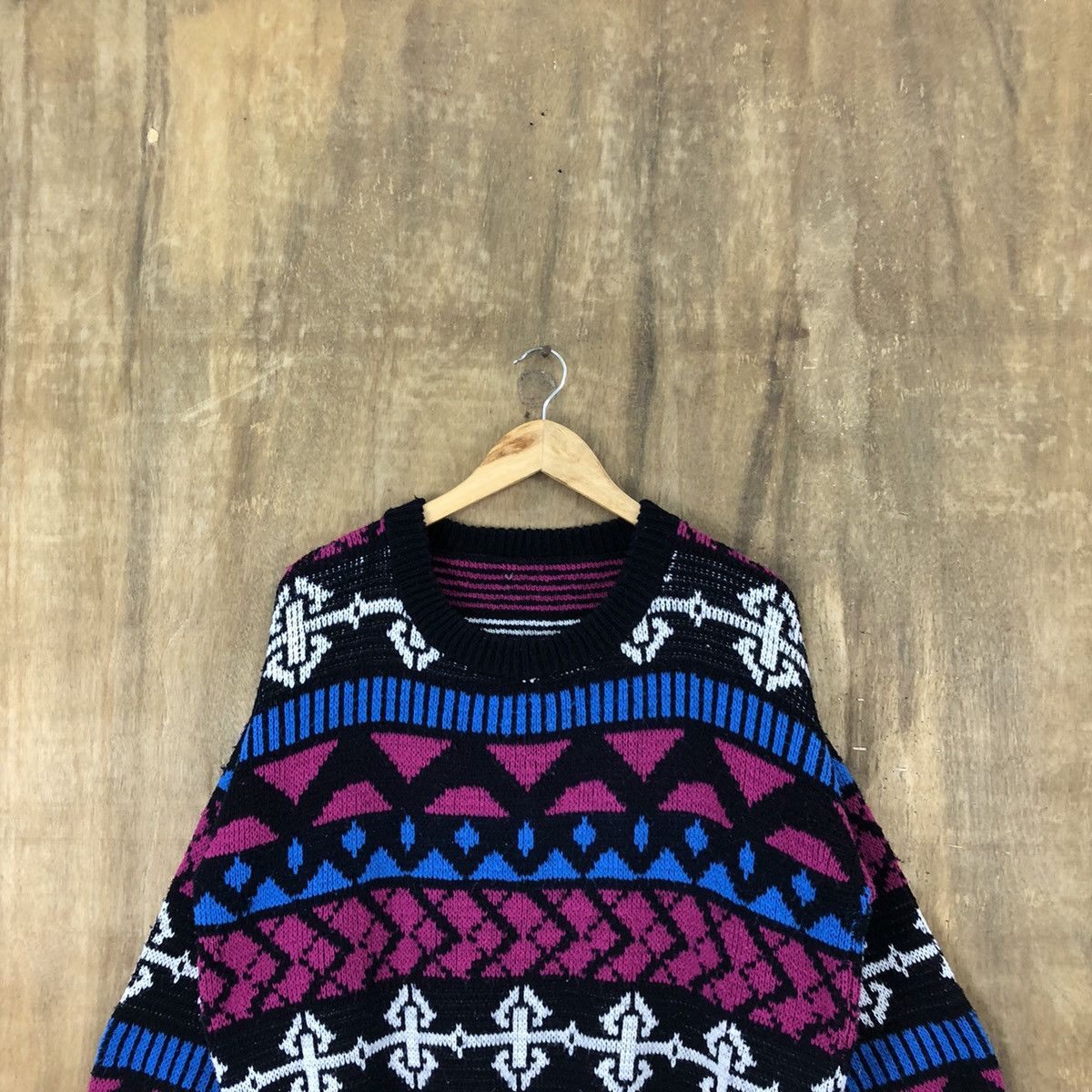 Aran Isles Knitwear Japanese Brand Navajo Tribal Knitwear #020 Size US L / EU 52-54 / 3 - 2 Thumbnail