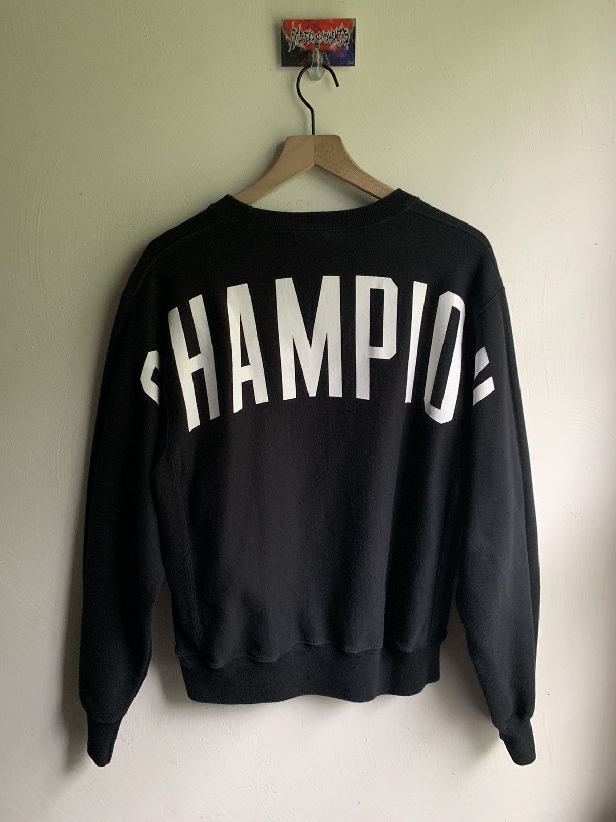 Champion × Vintage Champion Spellout Reverse Weave Crewneck Sweatshirt Size US M / EU 48-50 / 2 - 1 Thumbnail