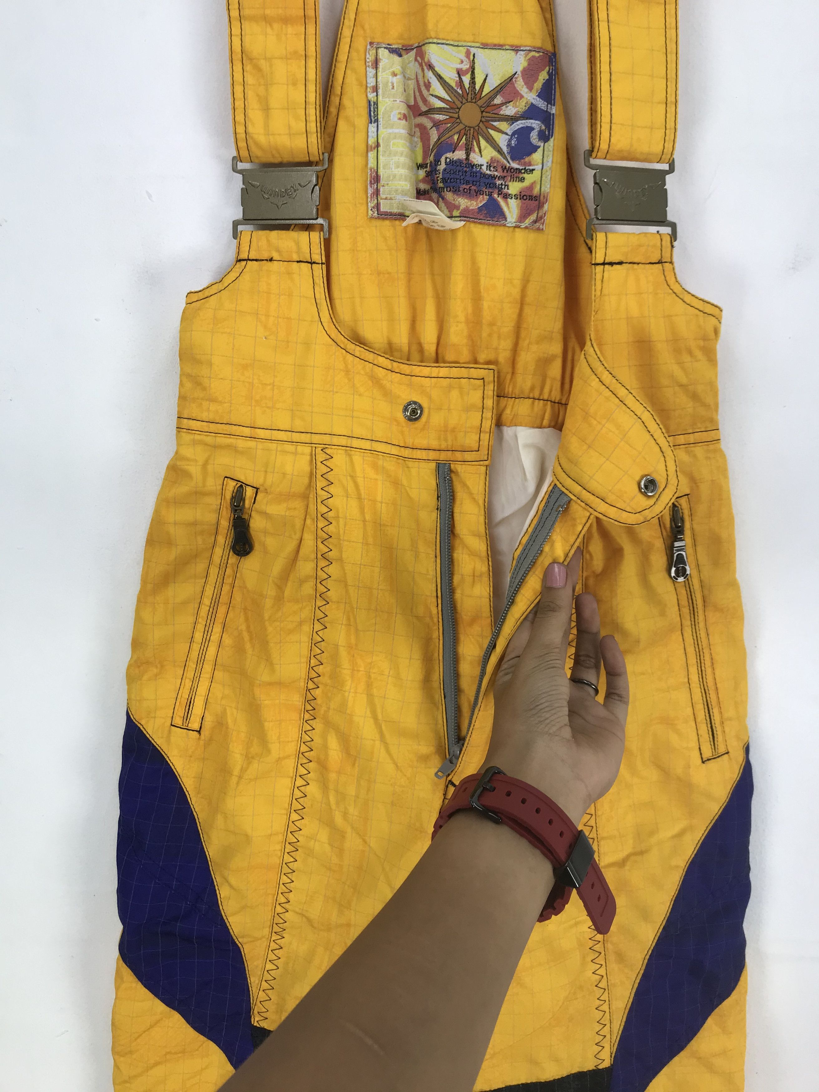Japanese Brand Vintage Windex Ski Suit Overall Jumpsuit Snowboard Size 26" / US 2 / IT 38 - 8 Thumbnail
