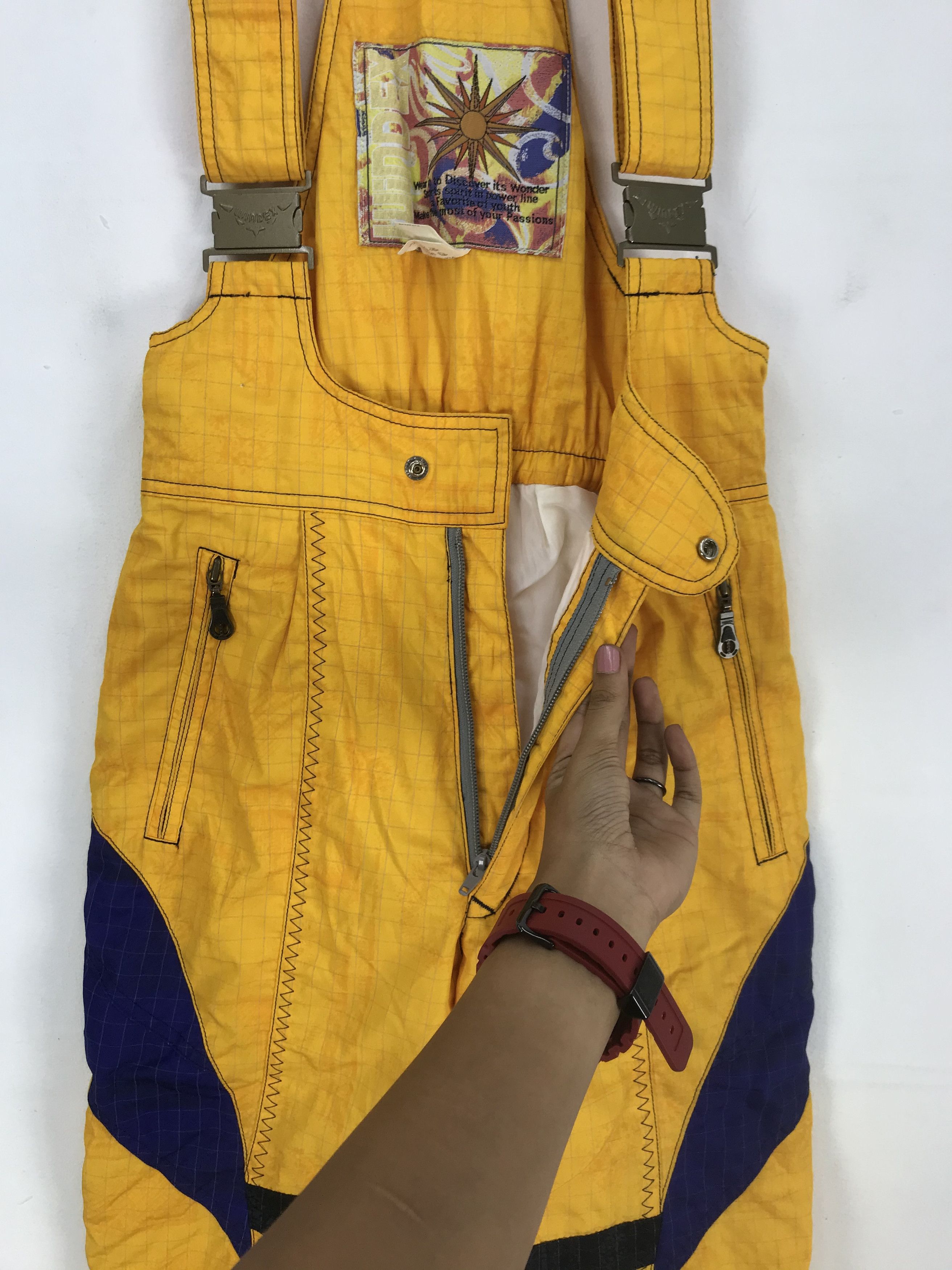 Japanese Brand Vintage Windex Ski Suit Overall Jumpsuit Snowboard Size 26" / US 2 / IT 38 - 7 Thumbnail