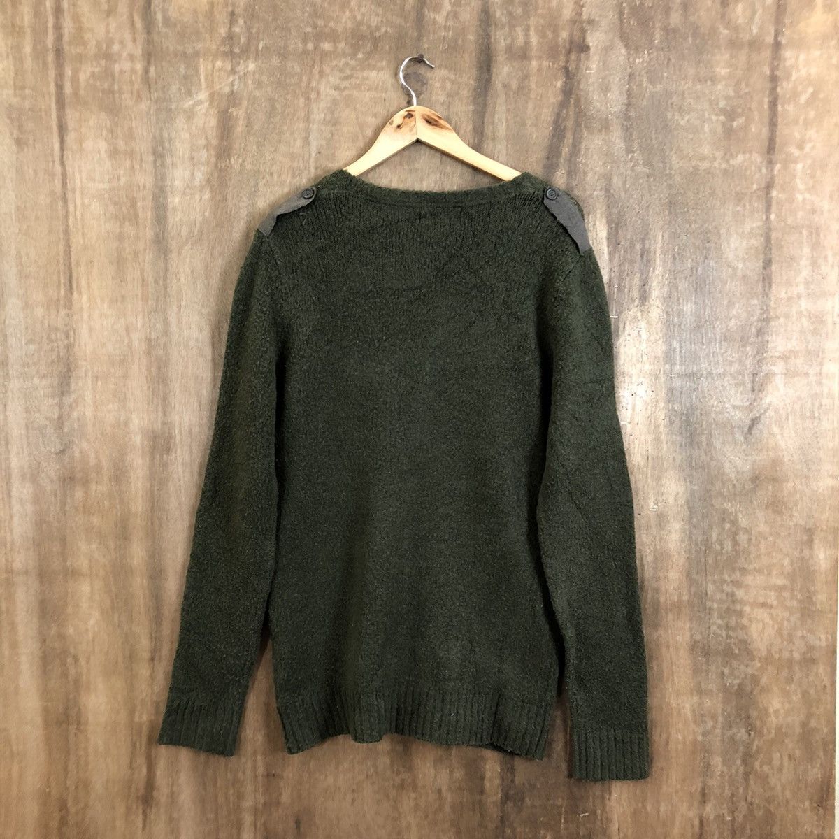 Aran Isles Knitwear Vintage Zara Young Green Knitwear #126 Size US L / EU 52-54 / 3 - 6 Thumbnail