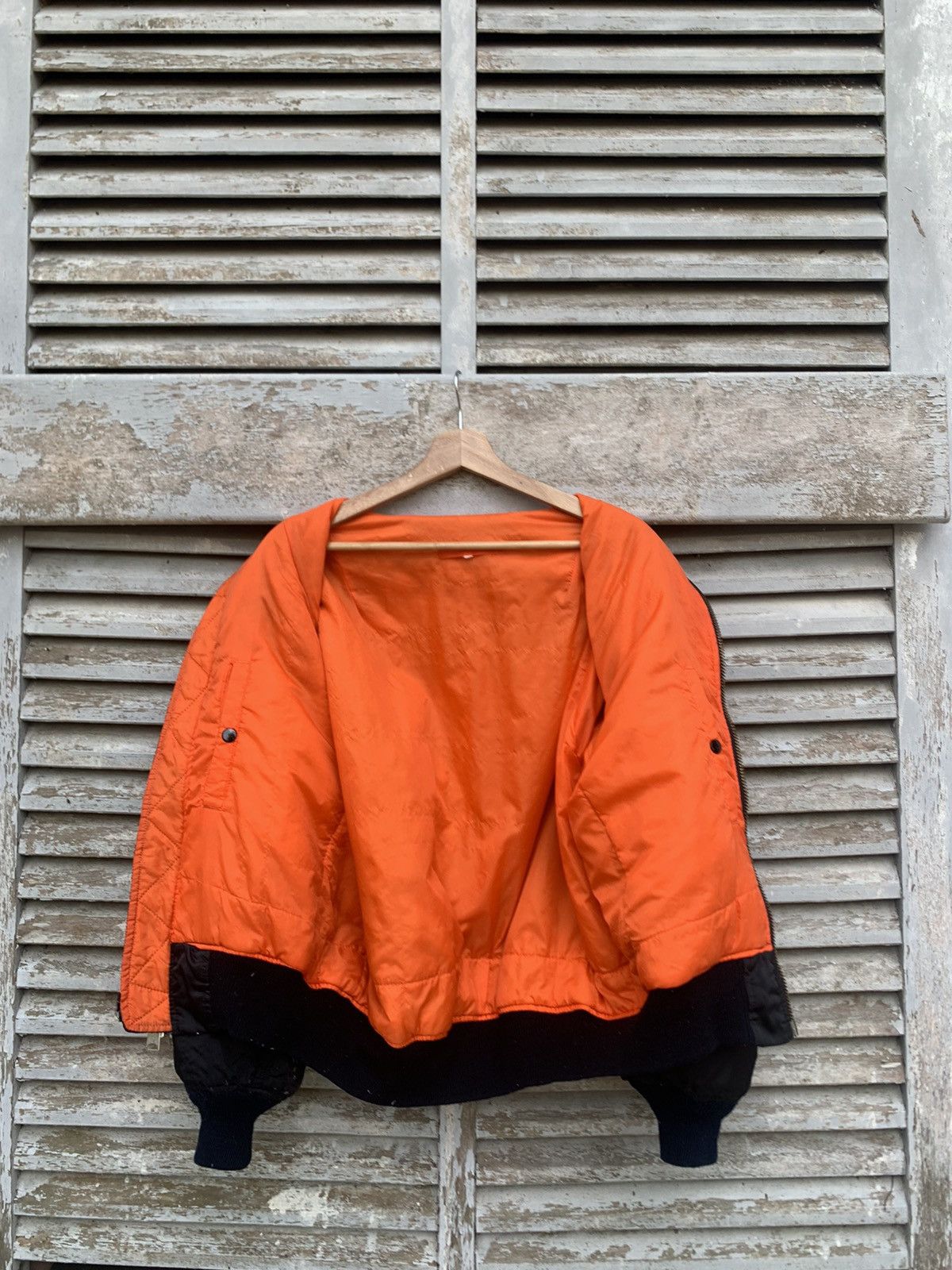 Vintage 🪖Vintage THRASHED MA-1 Man Intermediate Bomber Jacket Size US M / EU 48-50 / 2 - 6 Thumbnail