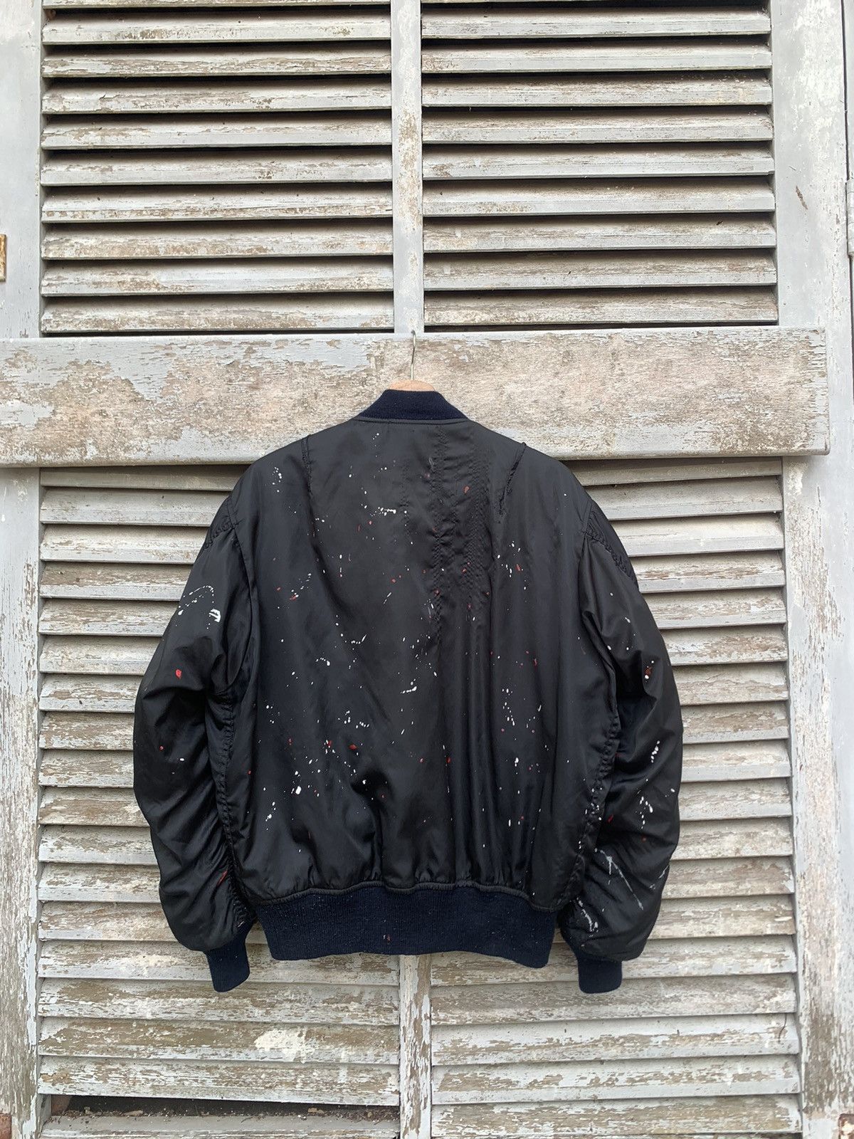 Vintage 🪖Vintage THRASHED MA-1 Man Intermediate Bomber Jacket Size US M / EU 48-50 / 2 - 7 Thumbnail