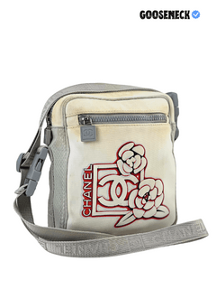 Other Designers Authentic Chanel Sport Line Camellia Crossbody Bag DEFECTED, tamayaku