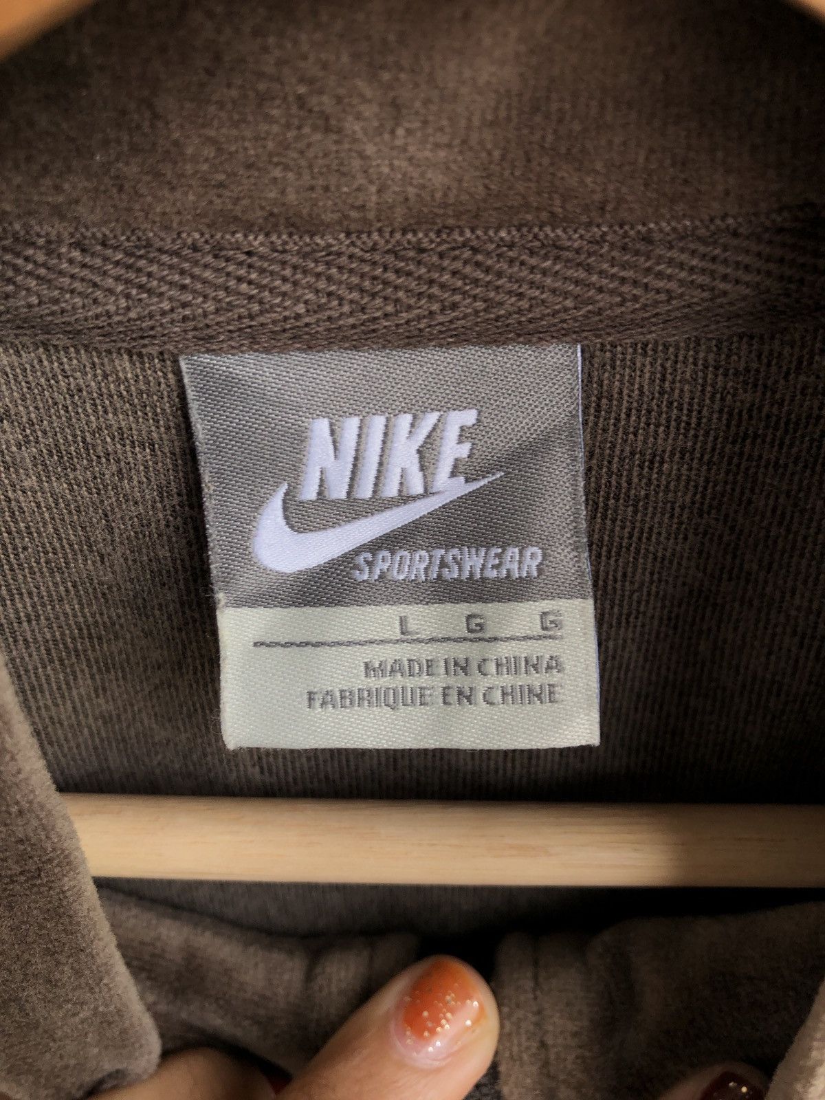 Nike × Vintage Vintage Nike Swoosh Brown Travis Flacko Scott Jacket Size US L / EU 52-54 / 3 - 5 Thumbnail
