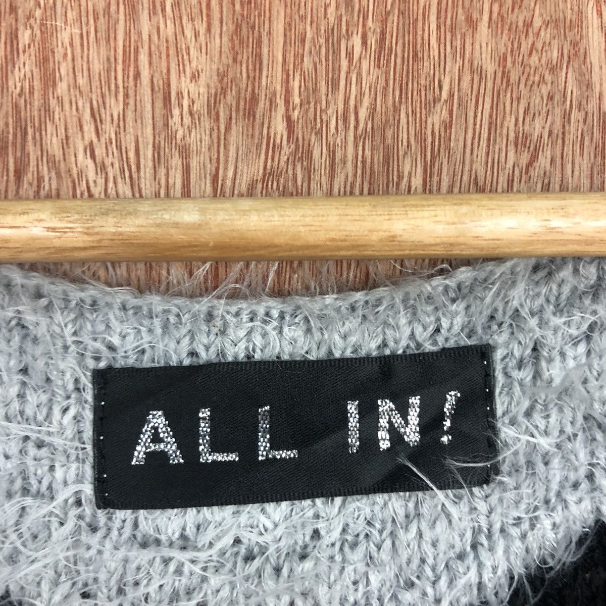 Homespun Knitwear × Japanese Brand × OVER THE STRiPES All In Mohair Knitwear Kurt Cobain style #0438 Size US S / EU 44-46 / 1 - 10 Thumbnail