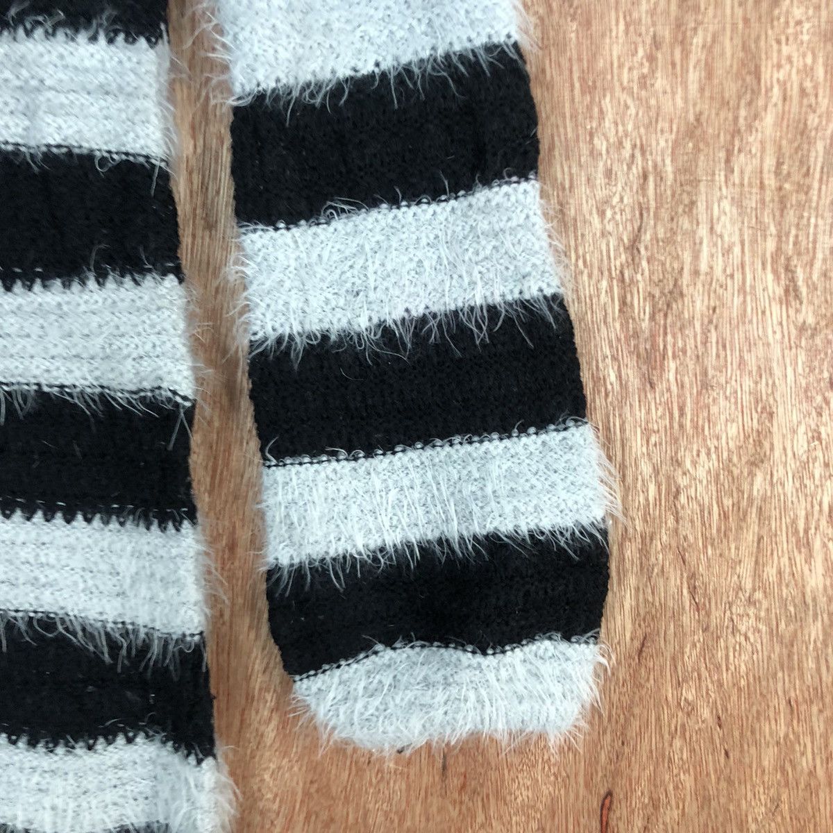 Homespun Knitwear × Japanese Brand × OVER THE STRiPES All In Mohair Knitwear Kurt Cobain style #0438 Size US S / EU 44-46 / 1 - 4 Thumbnail