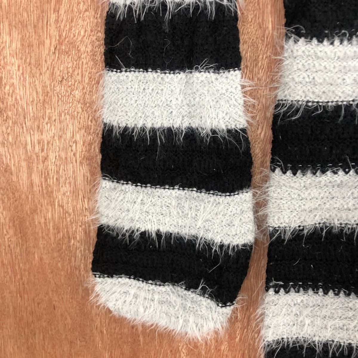 Homespun Knitwear × Japanese Brand × OVER THE STRiPES All In Mohair Knitwear Kurt Cobain style #0438 Size US S / EU 44-46 / 1 - 6 Thumbnail