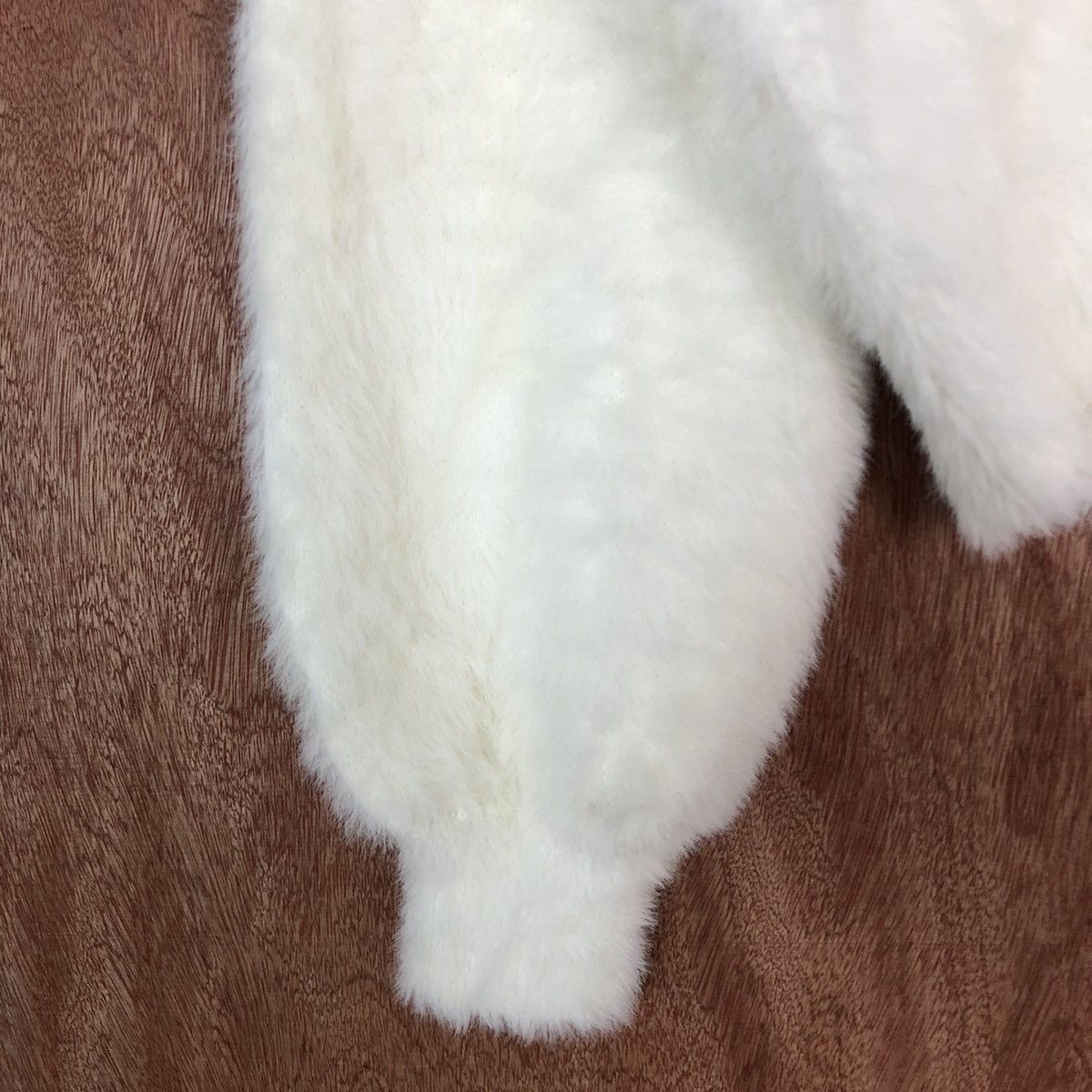 Homespun Knitwear × LOWRYS FARM Lowrys Farm white Cream Mohair Baggy Knitwear #0428 Size US M / EU 48-50 / 2 - 6 Thumbnail