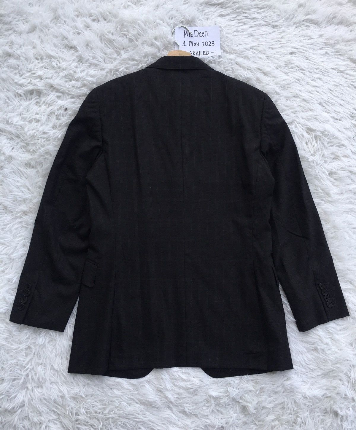 Burberry Vintage Burberry Checkered Black Label Blazer Size 38R - 11 Thumbnail
