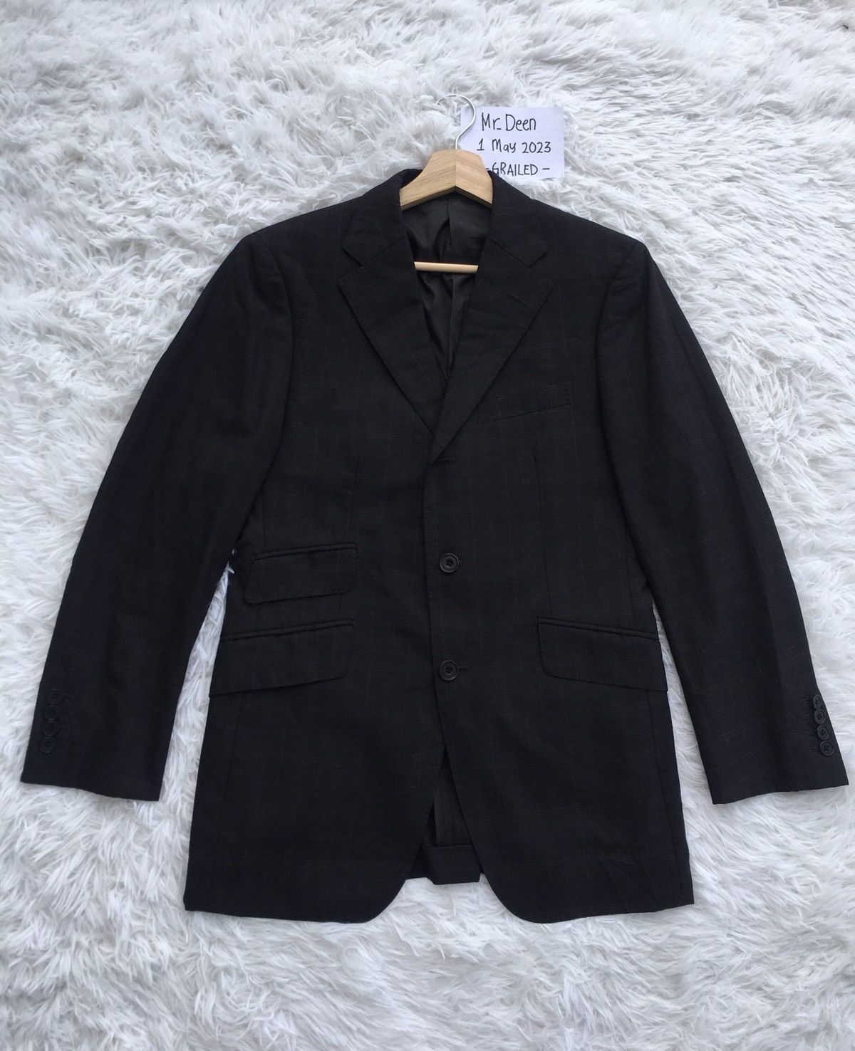 Burberry Vintage Burberry Checkered Black Label Blazer Size 38R - 2 Thumbnail