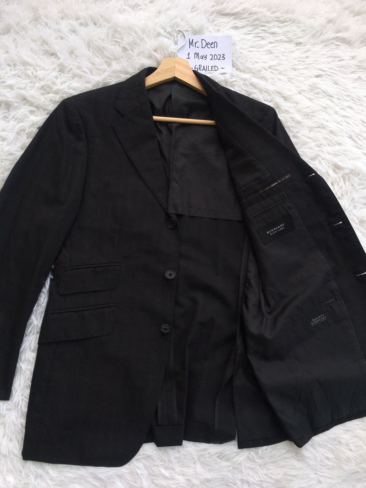 Burberry Vintage Burberry Checkered Black Label Blazer Size 38R - 1 Thumbnail