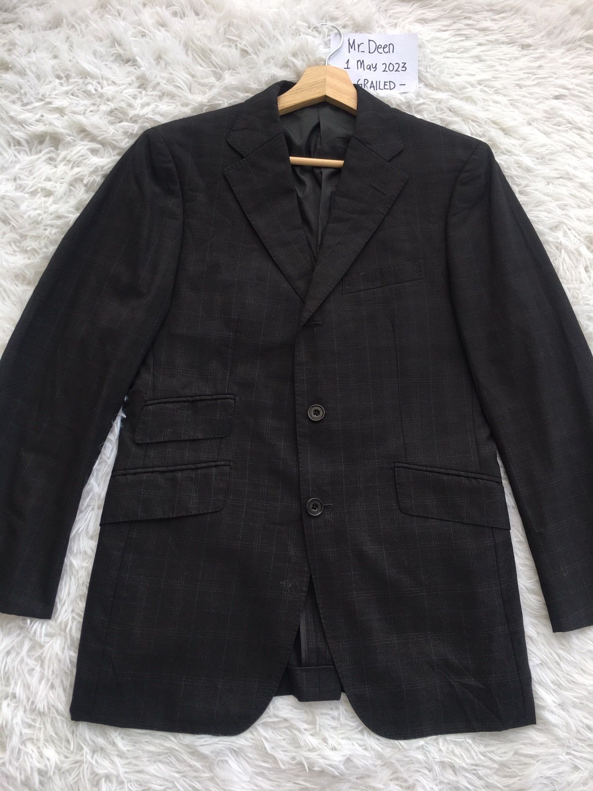Burberry Vintage Burberry Checkered Black Label Blazer Size 38R - 5 Thumbnail