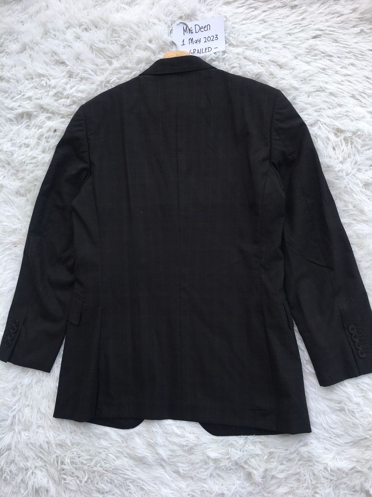 Burberry Vintage Burberry Checkered Black Label Blazer Size 38R - 13 Thumbnail
