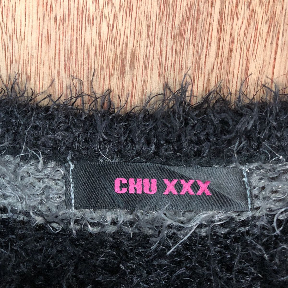 Homespun Knitwear × Japanese Brand × Solid and Striped Chu XXX Black Mohair Knitwear Kurt Cobain style #0422 Size US M / EU 48-50 / 2 - 10 Thumbnail