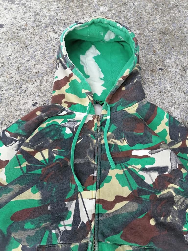 Volcom Volcom Camo Zipper Hoodie Size US L / EU 52-54 / 3 - 2 Thumbnail
