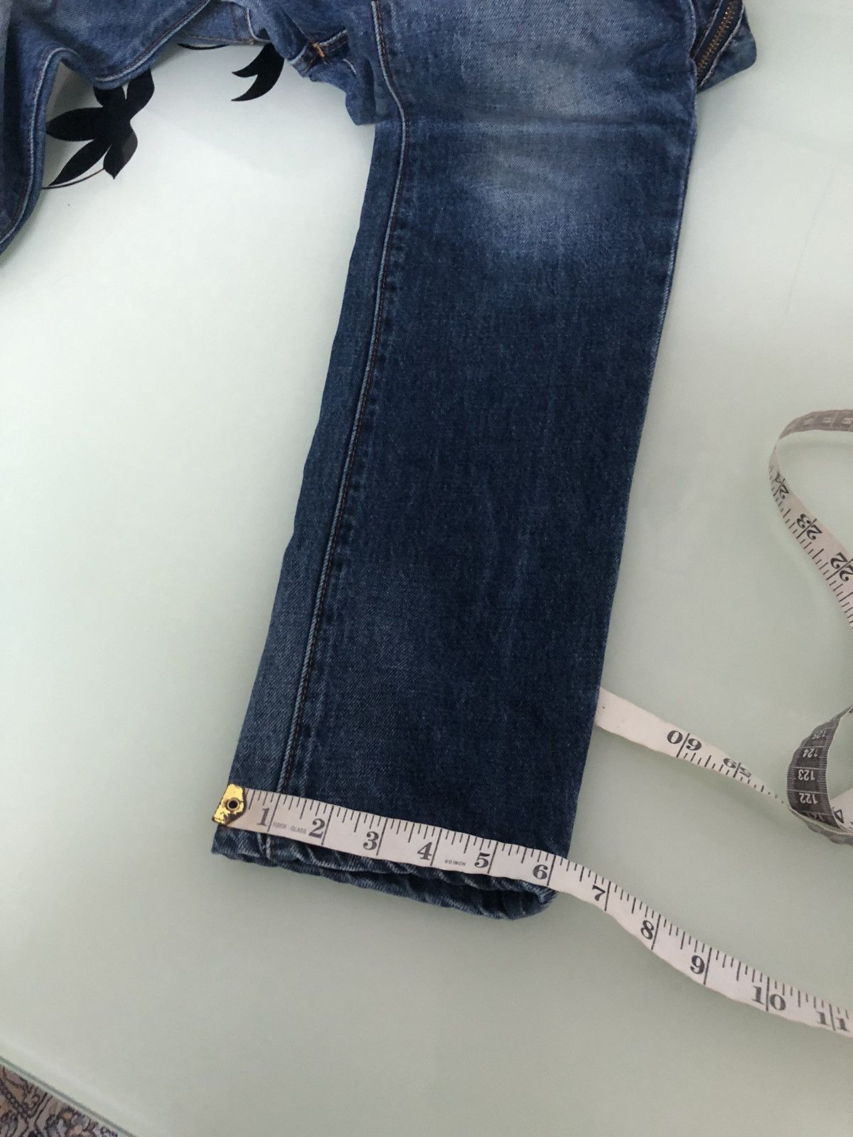 Issey Miyake Vintage Frapbois Issey Miyake Distressed Skinny Jeans Size US 32 / EU 48 - 23 Thumbnail