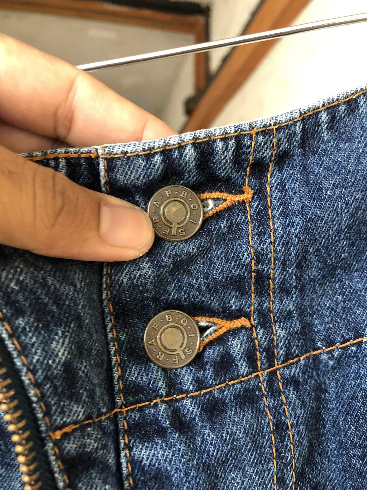 Issey Miyake Vintage Frapbois Issey Miyake Distressed Skinny Jeans Size US 32 / EU 48 - 6 Thumbnail