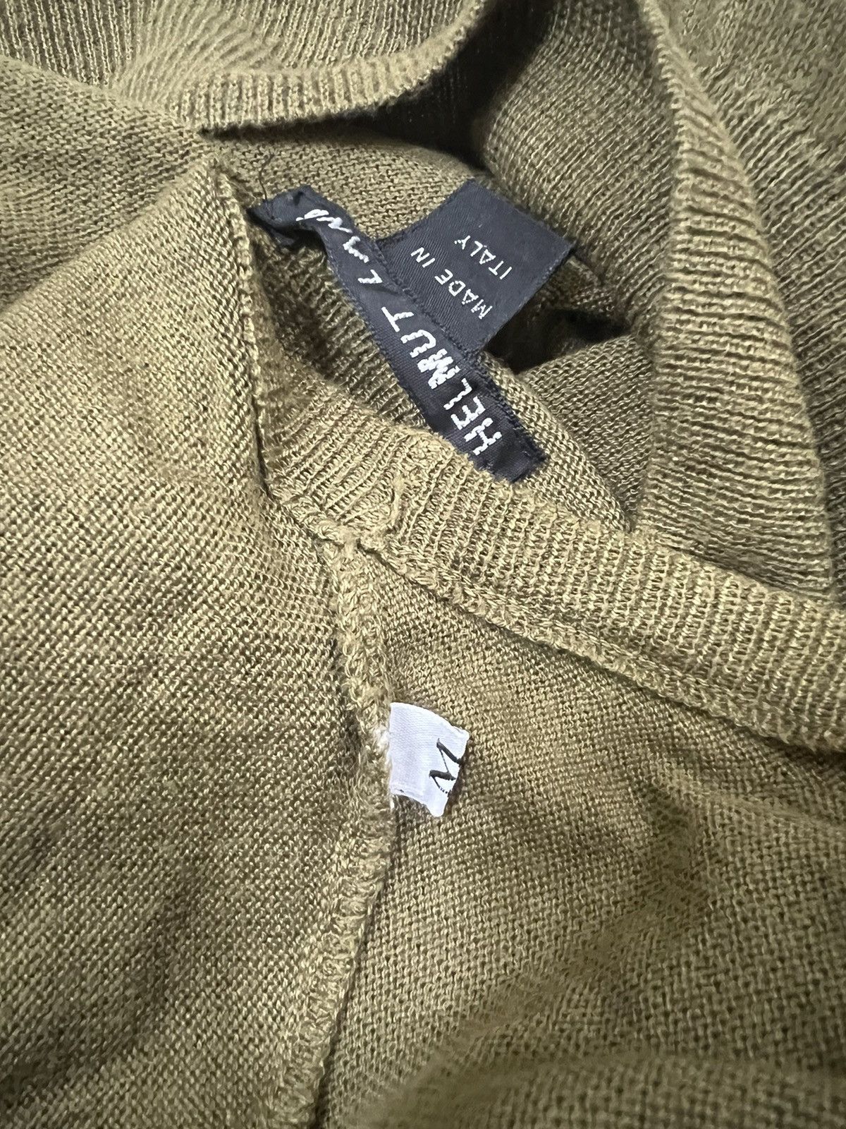 Helmut Lang OG 90s Helmut Lang Knit Tank Top Military Sweater Size US M / EU 48-50 / 2 - 6 Thumbnail
