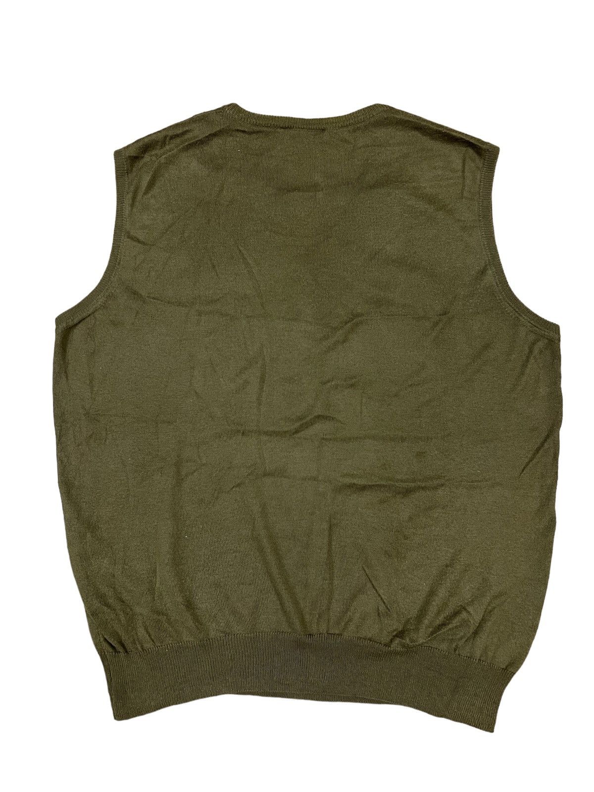 Helmut Lang OG 90s Helmut Lang Knit Tank Top Military Sweater Size US M / EU 48-50 / 2 - 4 Thumbnail