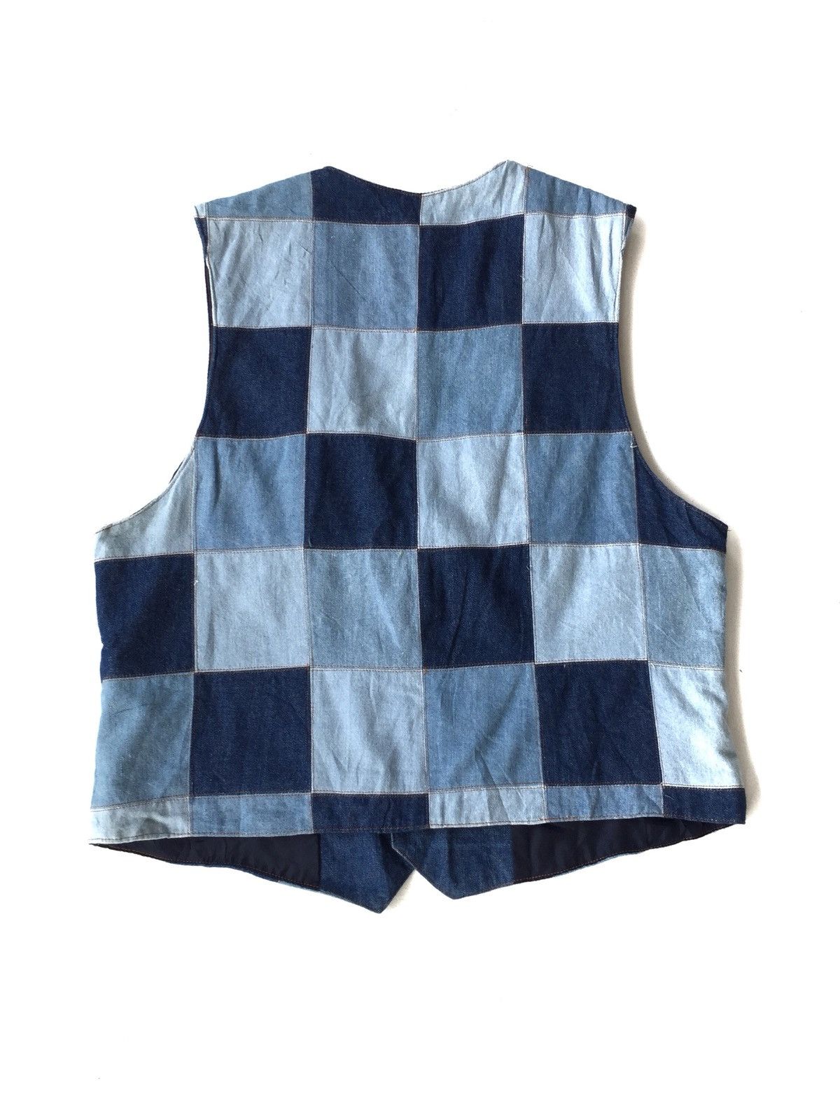Designer × Japanese Brand LAST DROP❌🇯🇵 Made Patchwork Inspired Kapital Boro Button Vest Size US S / EU 44-46 / 1 - 3 Thumbnail