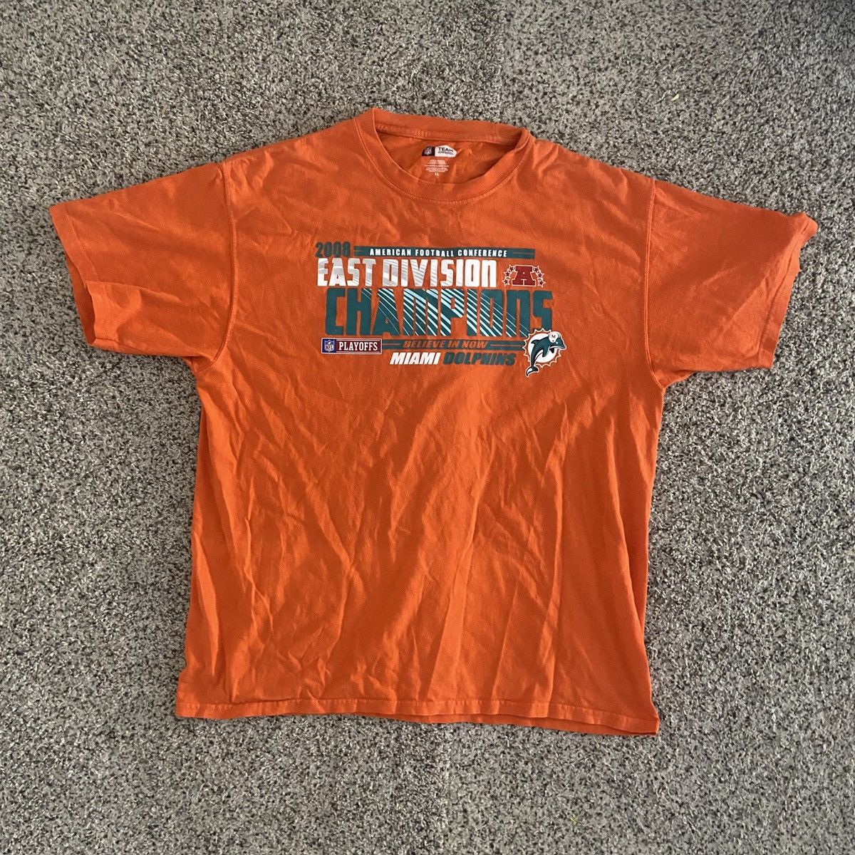 NFL × Vintage 2008 Miami Dolphins Playoffs Tee Size US XL / EU 56 / 4 - 1 Thumbnail