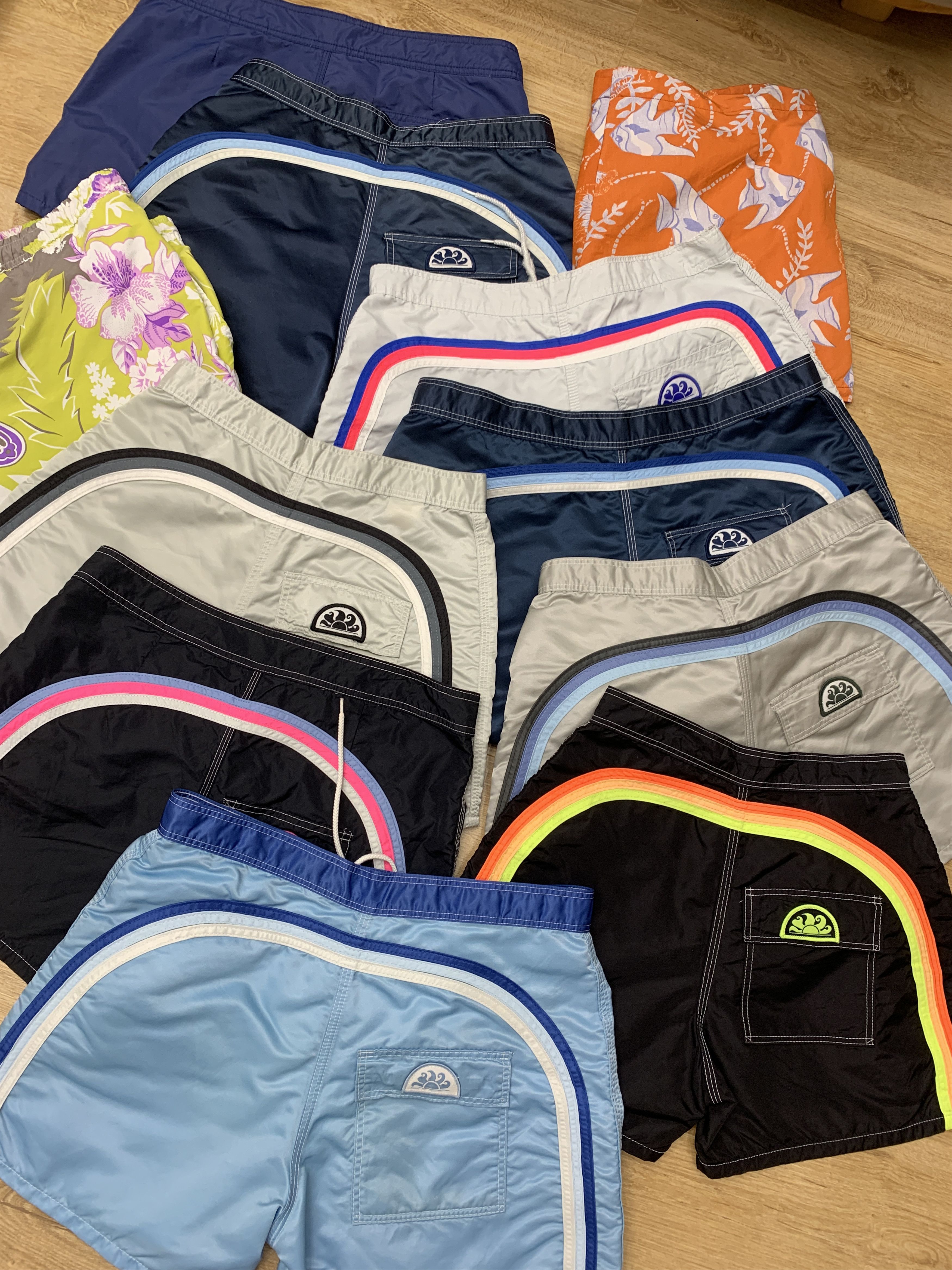 Sundek Metallic Sundek 40 Board Shorts Trunks Bath Suit Size 40 2XL Size US 40 / EU 56 - 4 Thumbnail