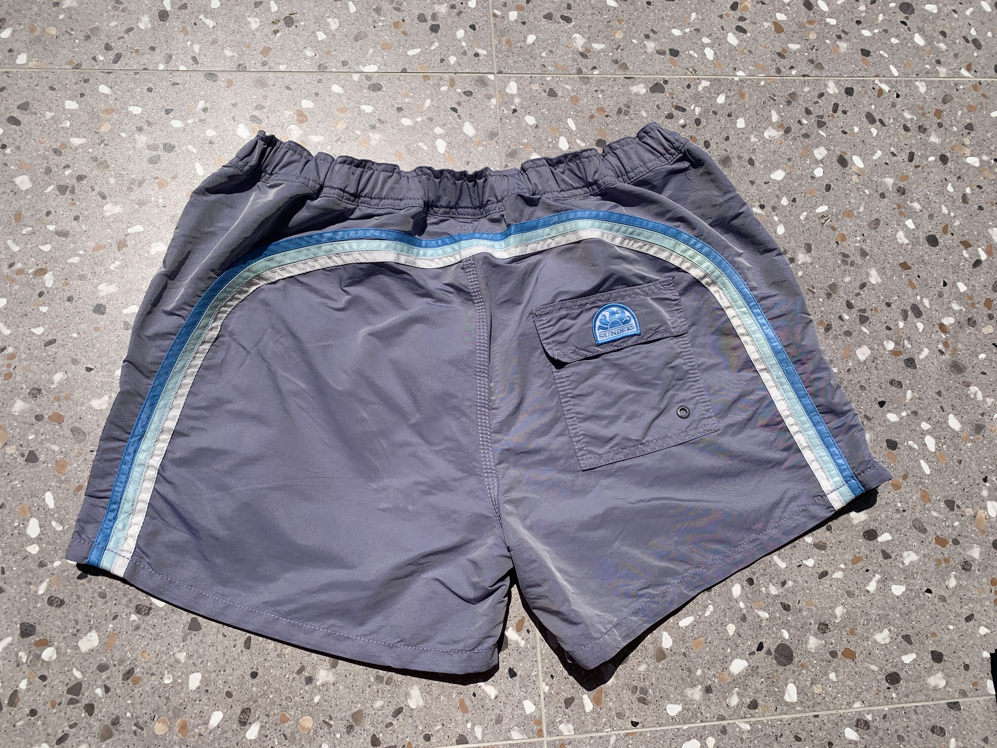 Sundek Metallic Sundek 40 Board Shorts Trunks Bath Suit Size 40 2XL Size US 40 / EU 56 - 1 Thumbnail