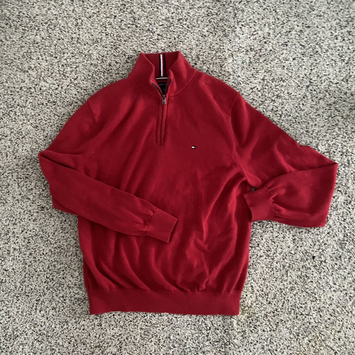 Tommy Hilfiger Tommy Hilfiger Zip Up Sweater Size US XL / EU 56 / 4 - 1 Thumbnail