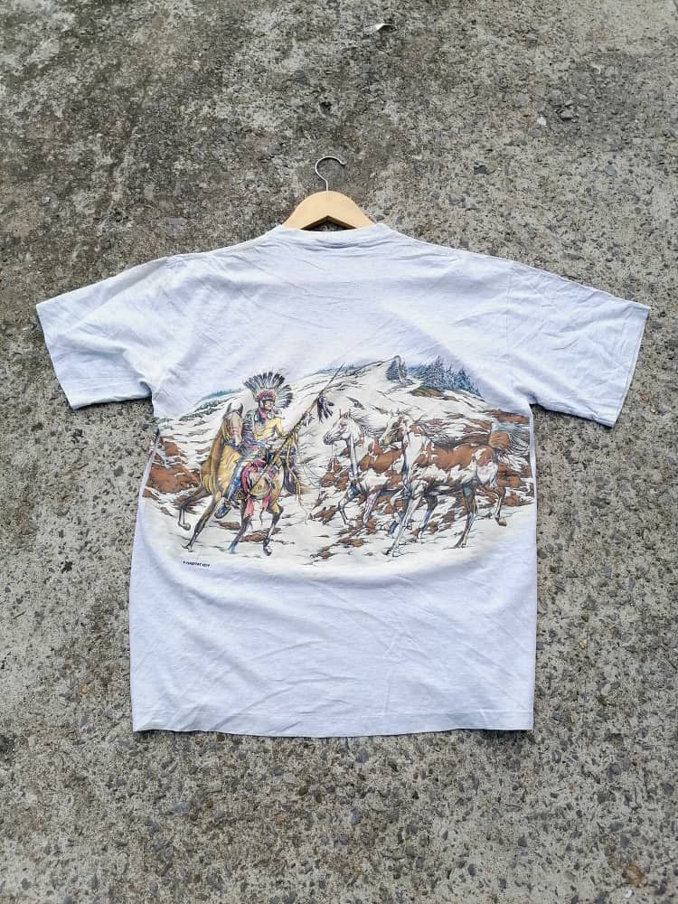 Habitat × Vintage Vintage Habitat Red Indian Tee Size US M / EU 48-50 / 2 - 2 Thumbnail