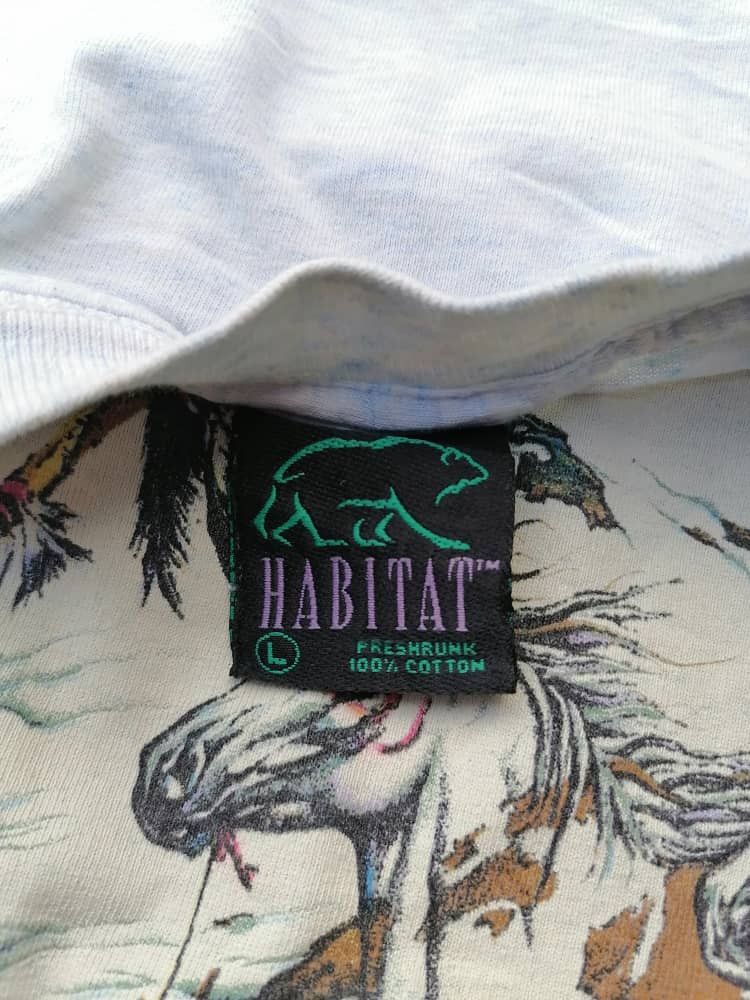 Habitat × Vintage Vintage Habitat Red Indian Tee Size US M / EU 48-50 / 2 - 4 Thumbnail