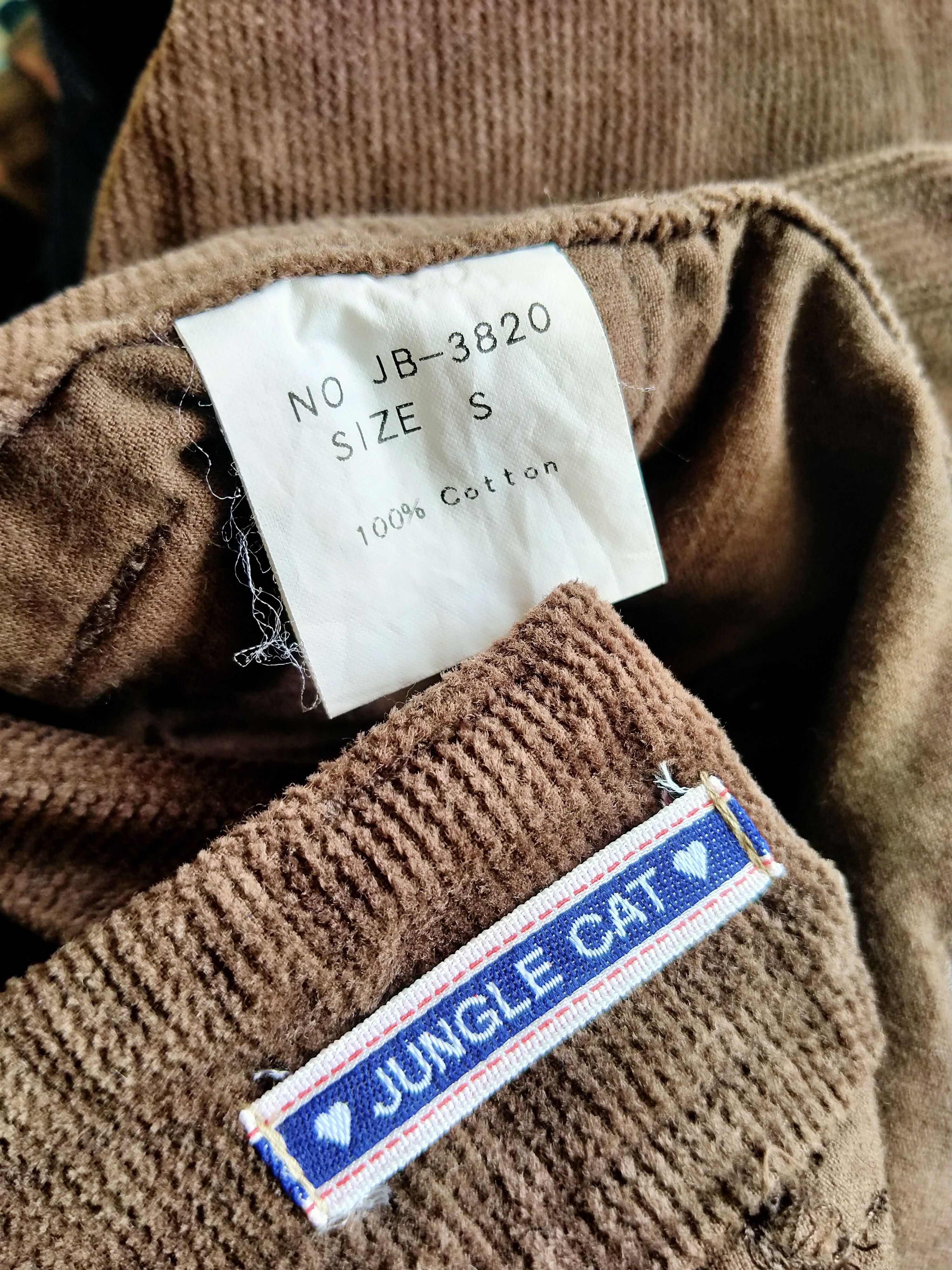 Japanese Brand Japanese Brand Jungle Cat Curdoroy Cargo Trouser Pant Size US 31 - 10 Thumbnail