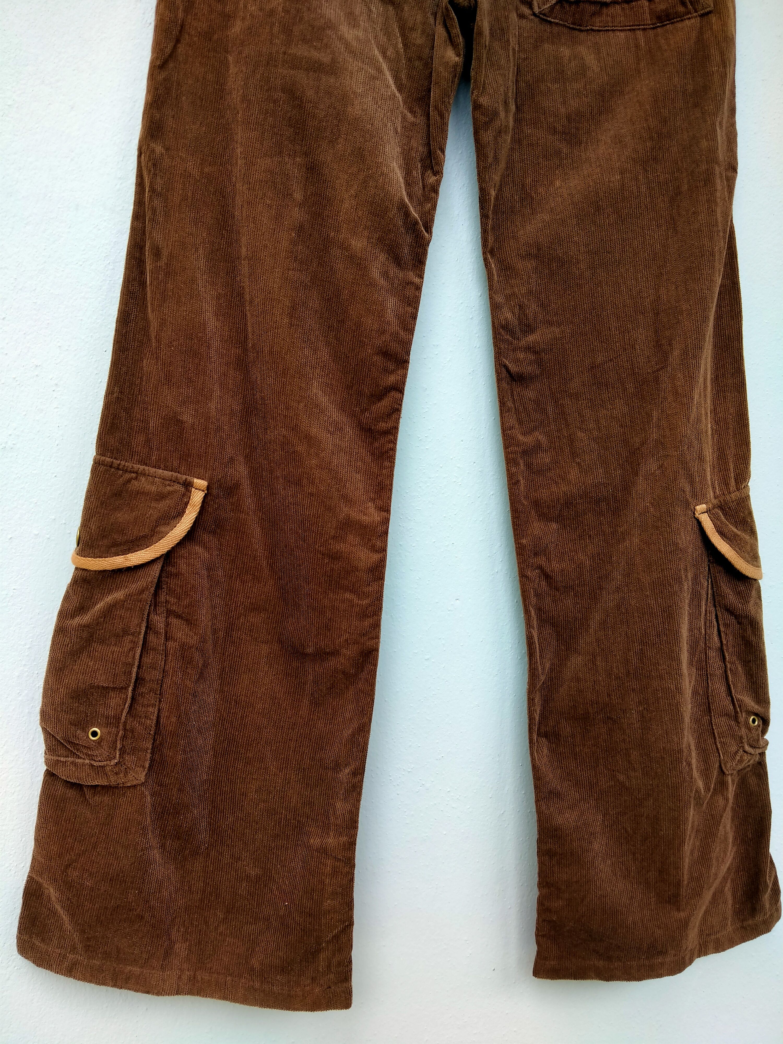 Japanese Brand Japanese Brand Jungle Cat Curdoroy Cargo Trouser Pant Size US 31 - 5 Thumbnail