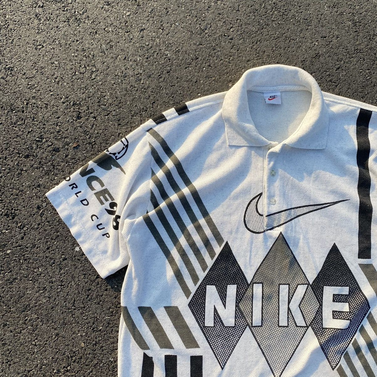 Nike × Vintage Rare Vintage Nike Fifa World Soccer France 1998 Polo Shirt Size US XL / EU 56 / 4 - 4 Thumbnail