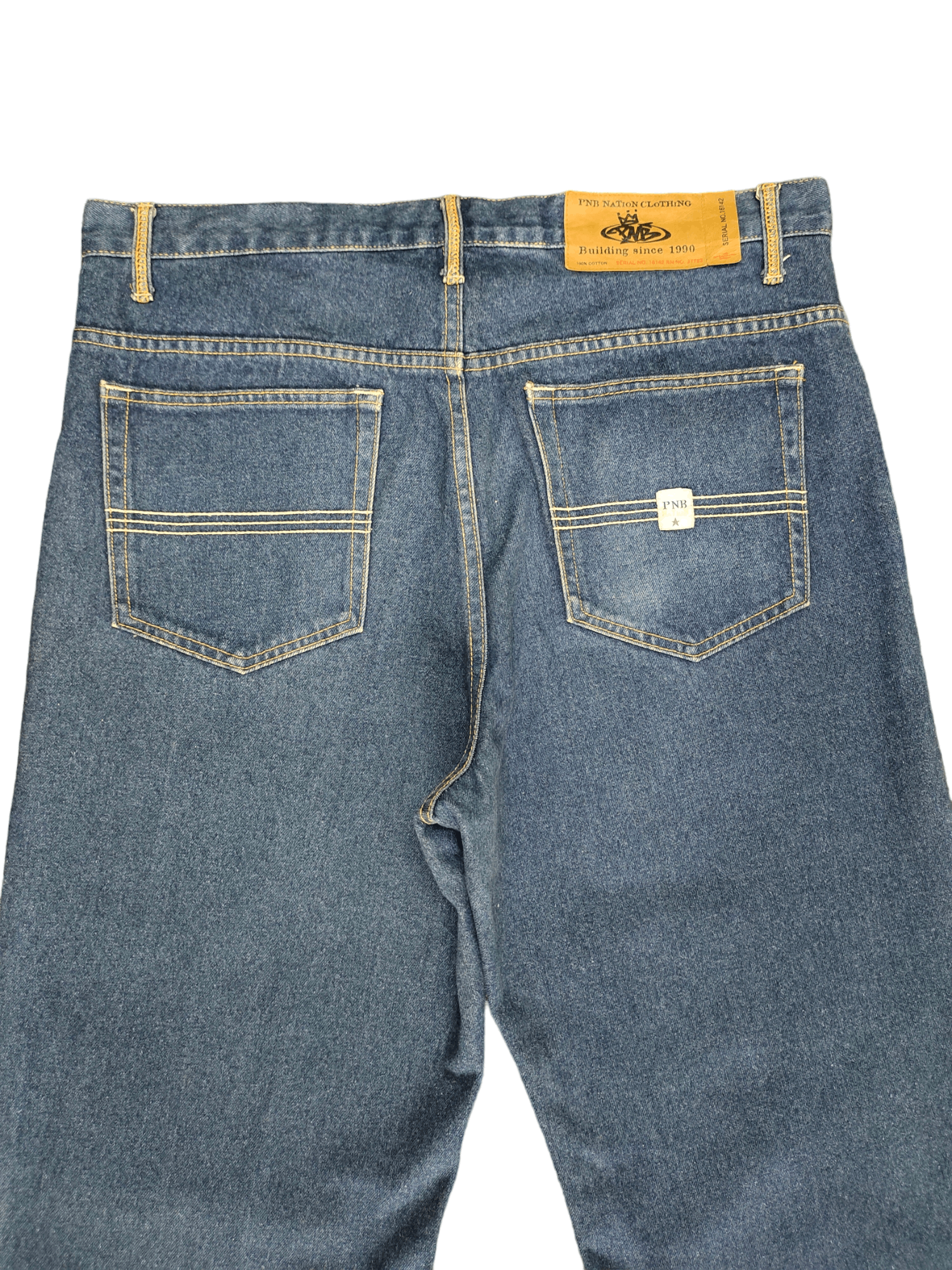 JNCO Baggy Jeans Pnb Nation Clothing Wide Leg Jeans Y2k Hip Hop Size US 38 / EU 54 - 2 Thumbnail