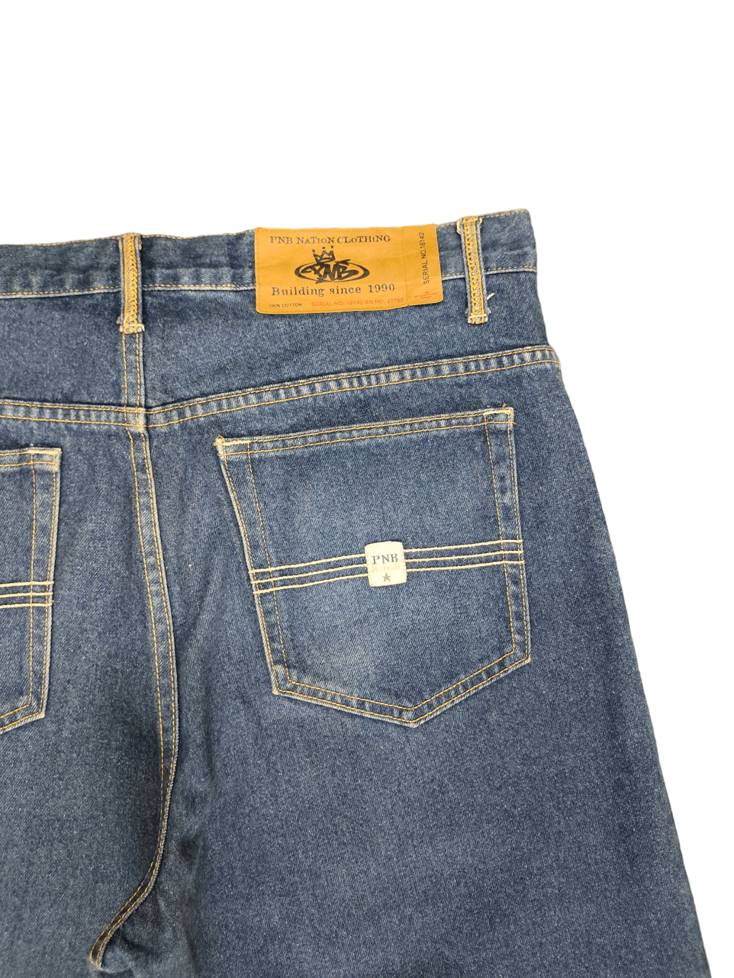 JNCO Baggy Jeans Pnb Nation Clothing Wide Leg Jeans Y2k Hip Hop Size US 38 / EU 54 - 3 Thumbnail