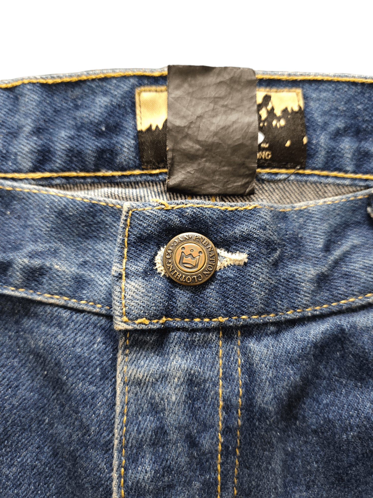 JNCO Baggy Jeans Pnb Nation Clothing Wide Leg Jeans Y2k Hip Hop Size US 38 / EU 54 - 14 Thumbnail