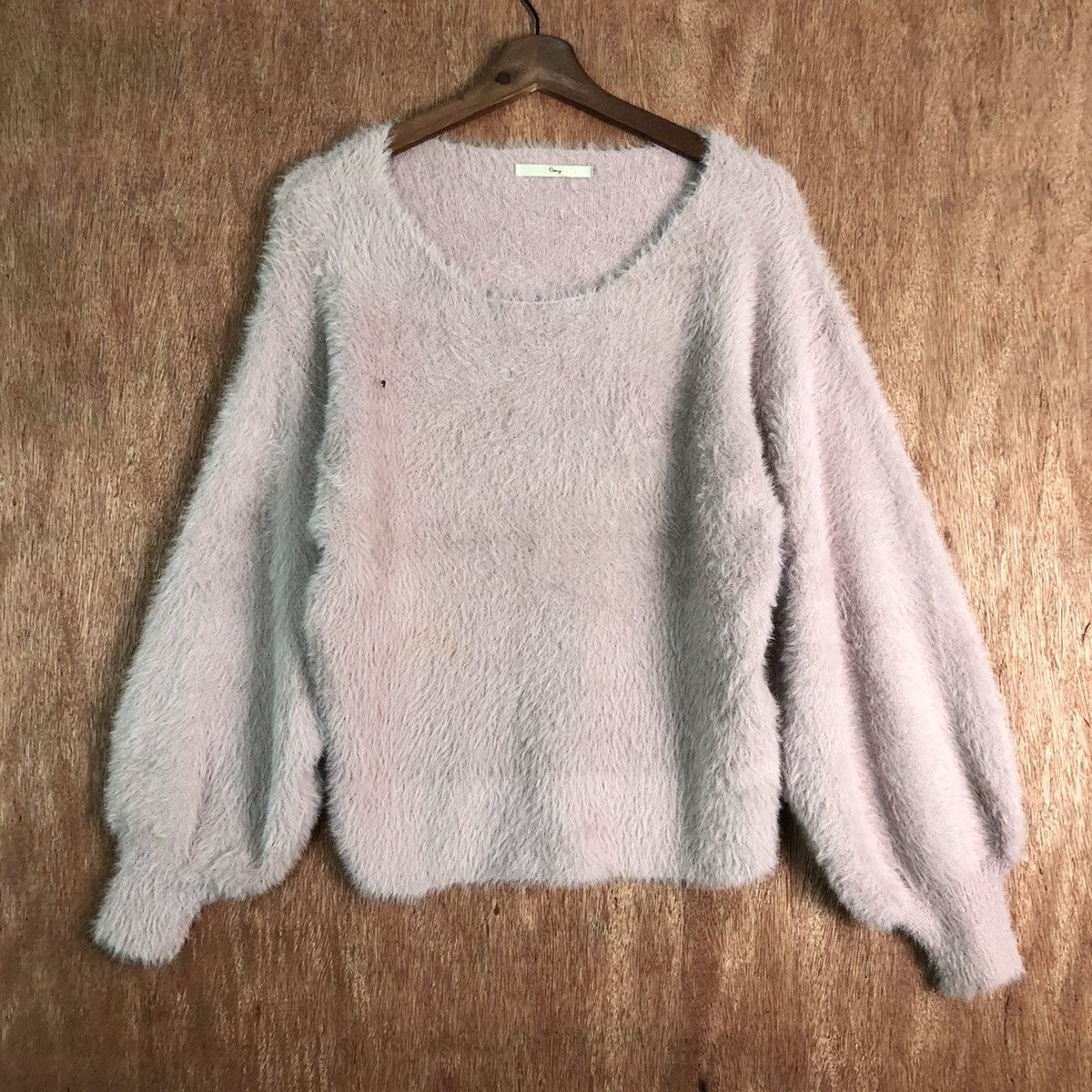 Homespun Knitwear × Japanese Brand Caeye Soft Purple Mohair Shag Shaggy Knitwear Size US M / EU 48-50 / 2 - 1 Thumbnail