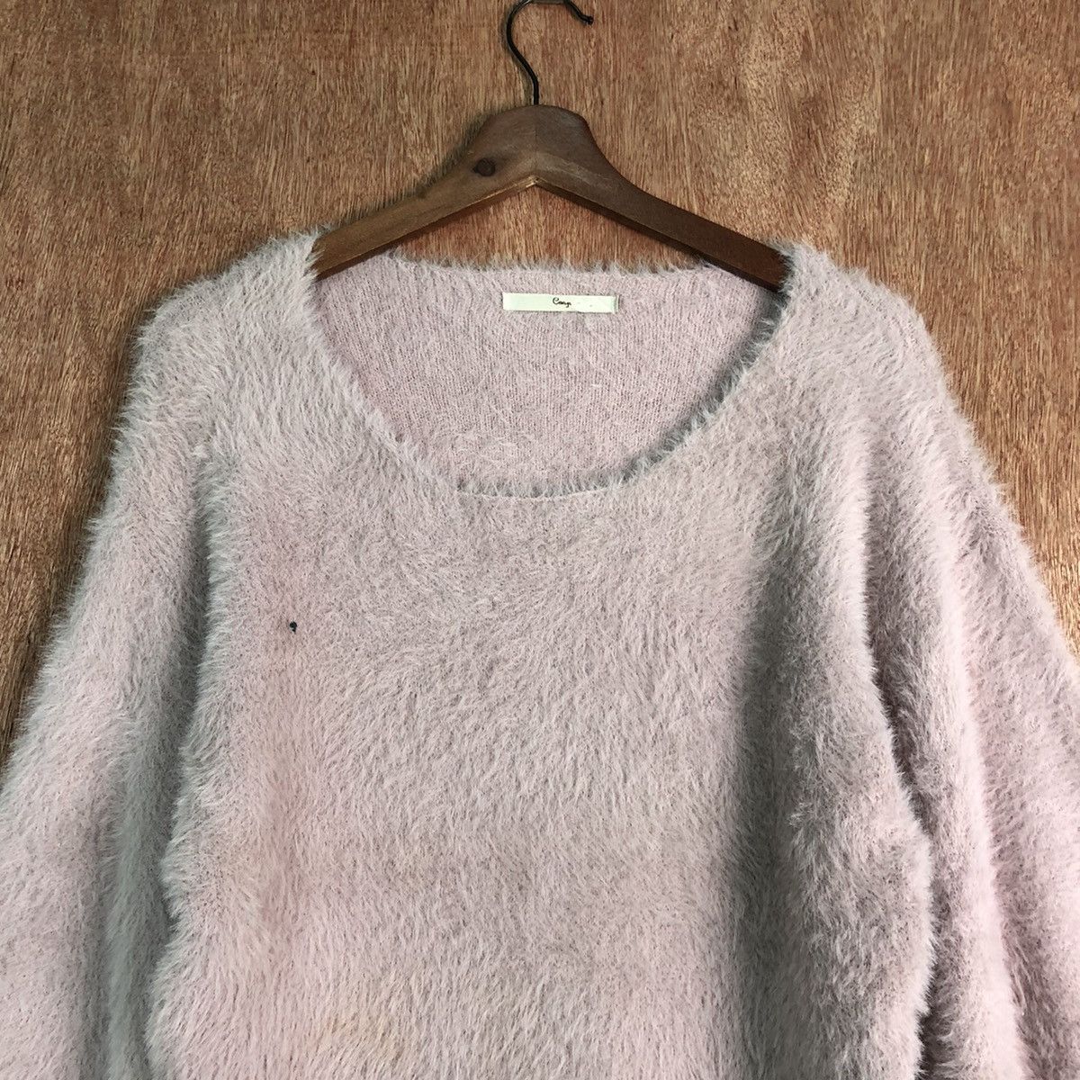 Homespun Knitwear × Japanese Brand Caeye Soft Purple Mohair Shag Shaggy Knitwear Size US M / EU 48-50 / 2 - 2 Thumbnail