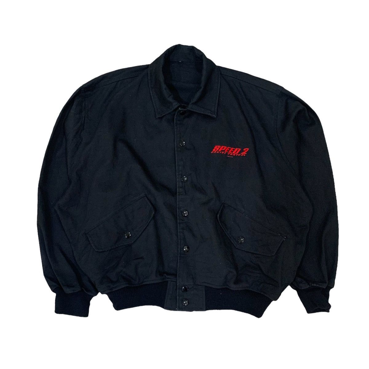 Vintage 🔥Vintage Speed 2 Cruise Control Movie Bomber Jacket Size US L / EU 52-54 / 3 - 2 Thumbnail