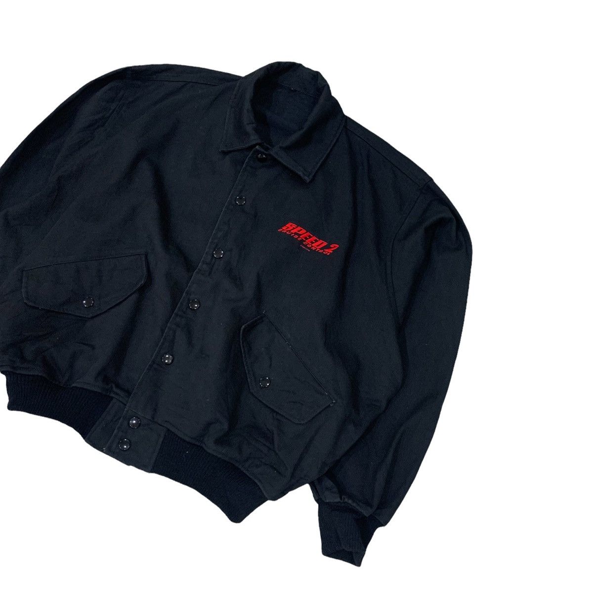 Vintage 🔥Vintage Speed 2 Cruise Control Movie Bomber Jacket Size US L / EU 52-54 / 3 - 3 Thumbnail