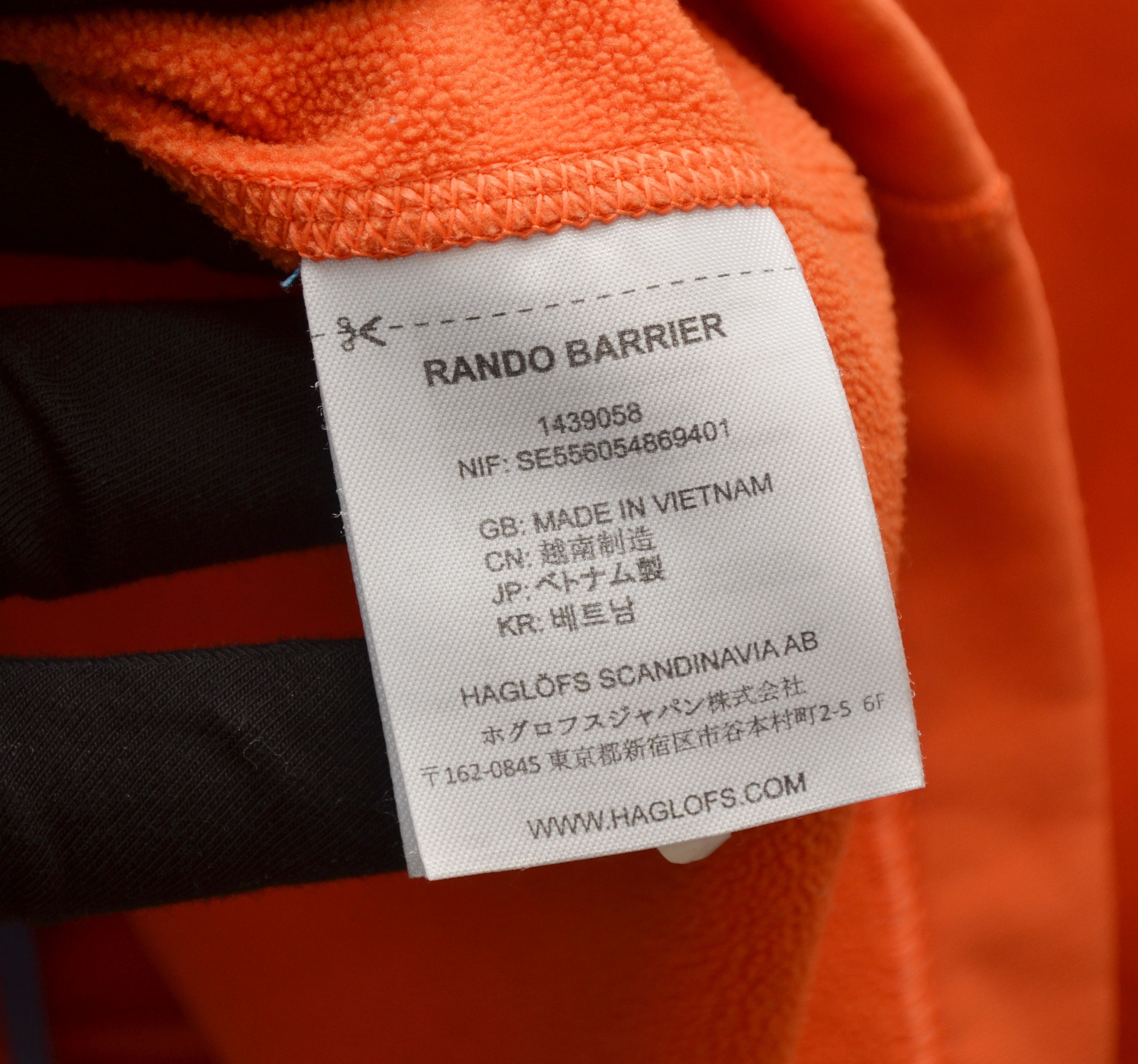 Haglofs Haglofs Rando Barrier Hybrid Orange Jacket size M Womens Size M / US 6-8 / IT 42-44 - 11 Thumbnail