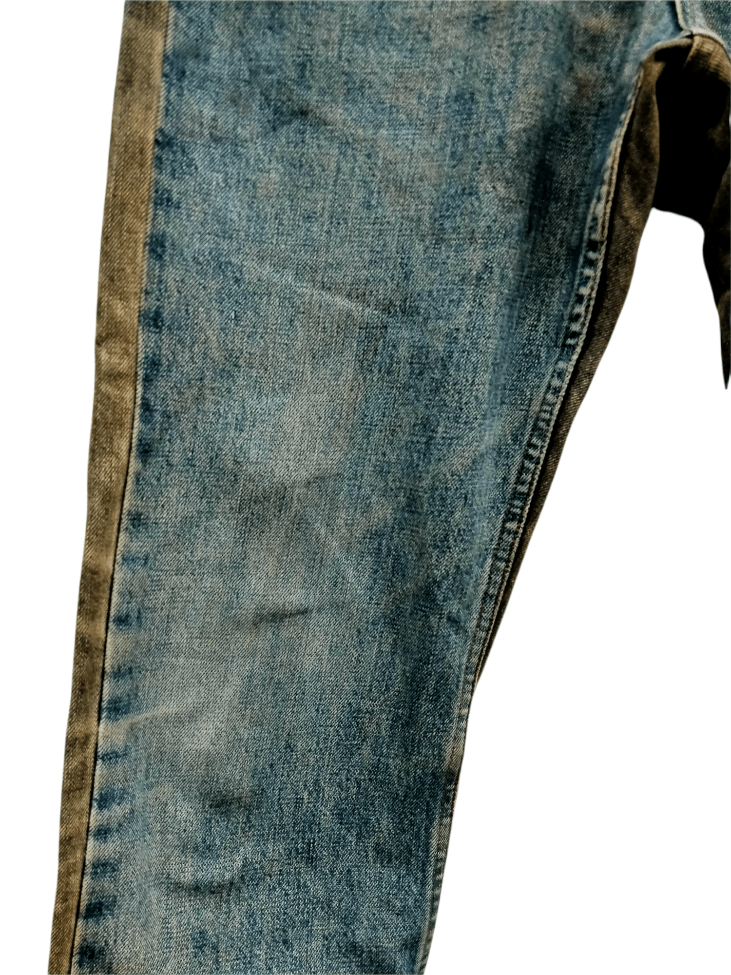 Beams Plus Vintage Japanese Brand Beams Two Tone Distressed Denim Size US 31 - 6 Thumbnail