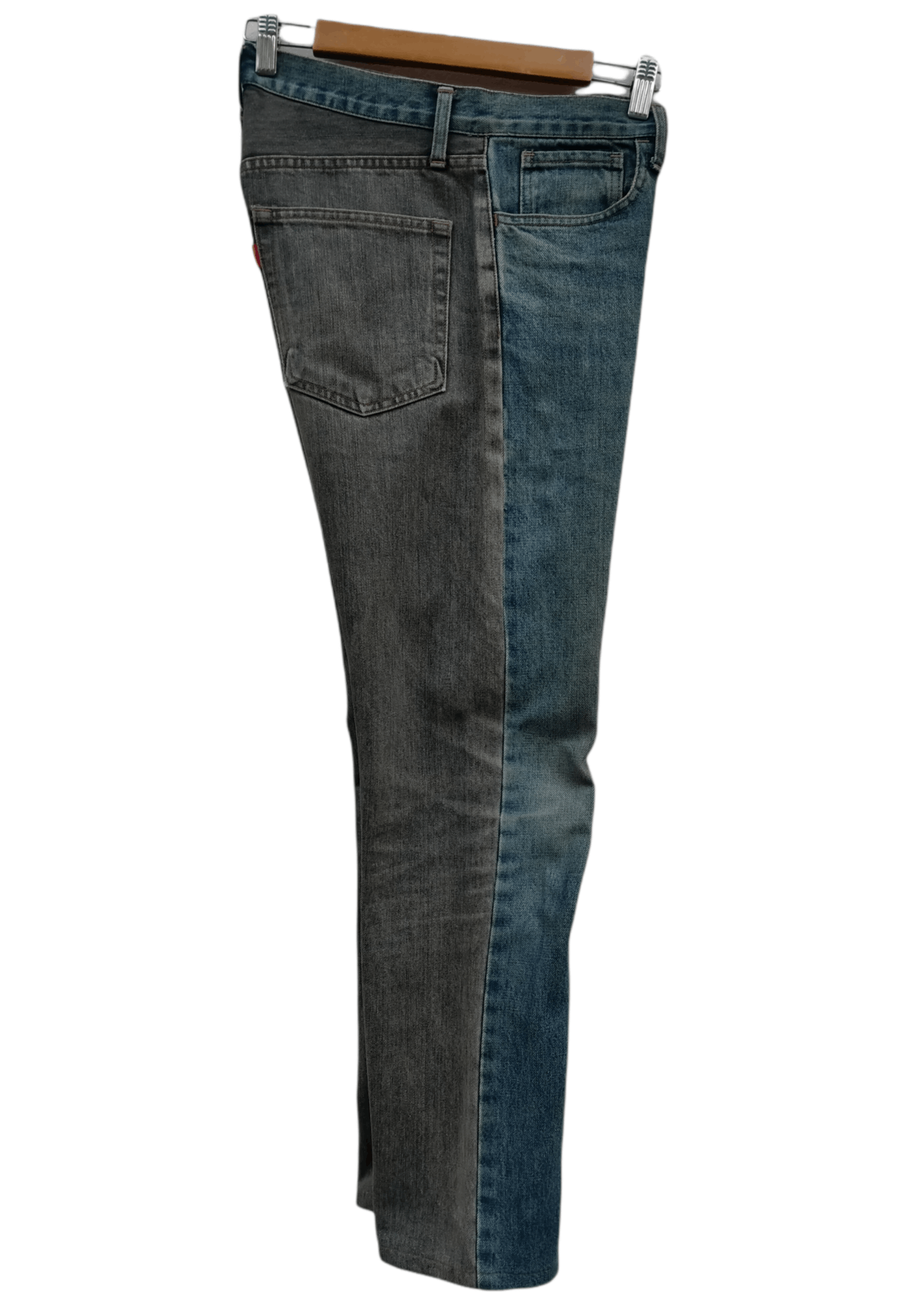 Beams Plus Vintage Japanese Brand Beams Two Tone Distressed Denim Size US 31 - 18 Thumbnail