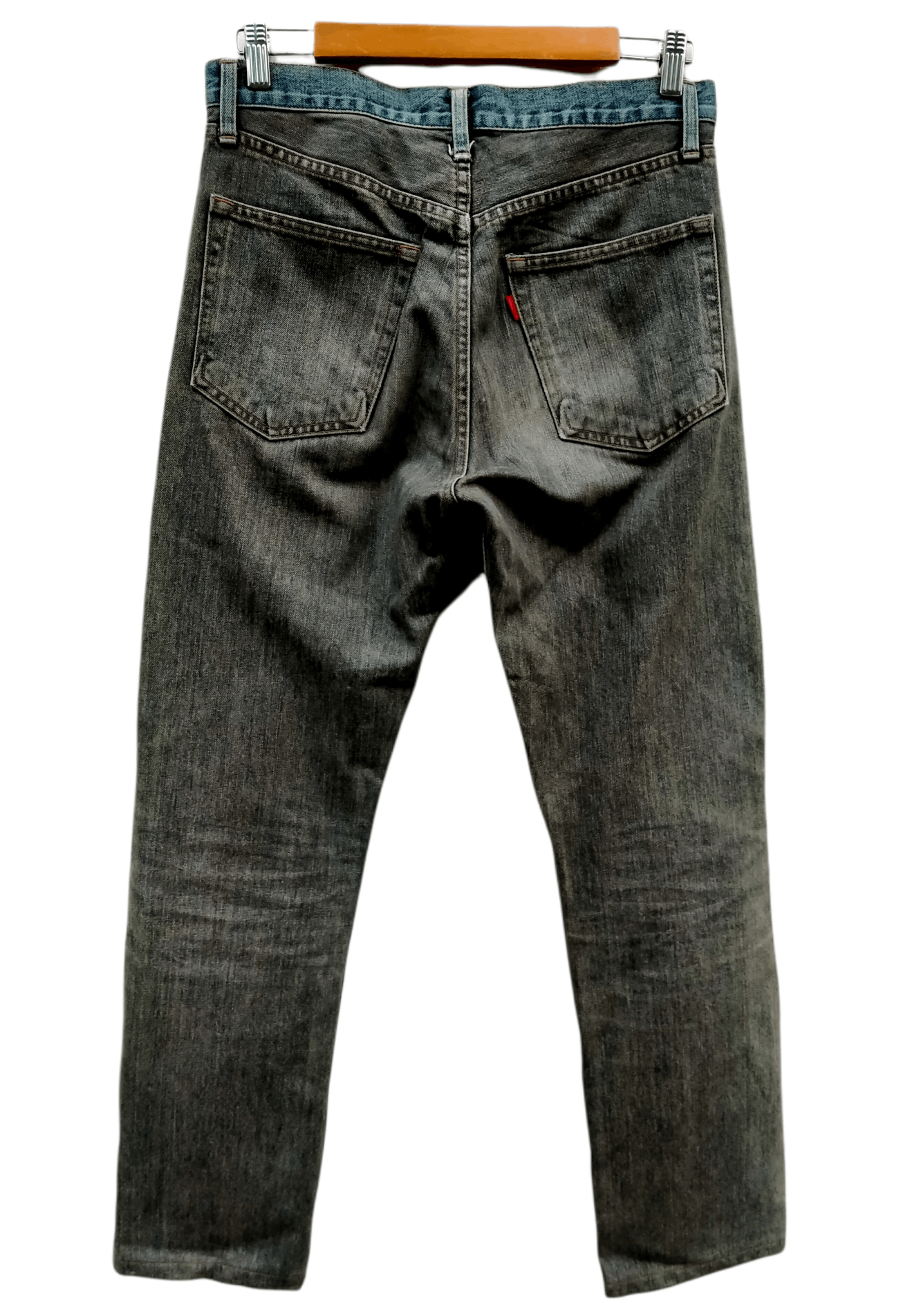Beams Plus Vintage Japanese Brand Beams Two Tone Distressed Denim Size US 31 - 2 Thumbnail