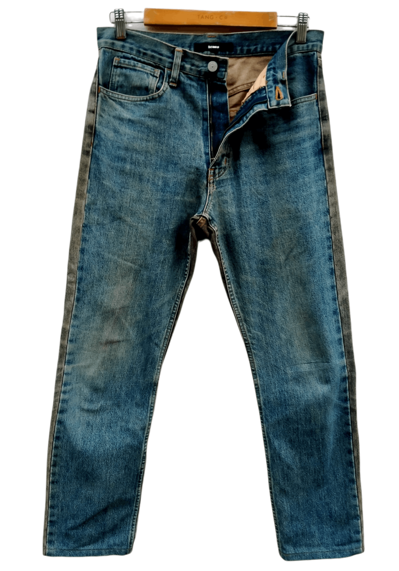 Beams Plus Vintage Japanese Brand Beams Two Tone Distressed Denim Size US 31 - 3 Thumbnail