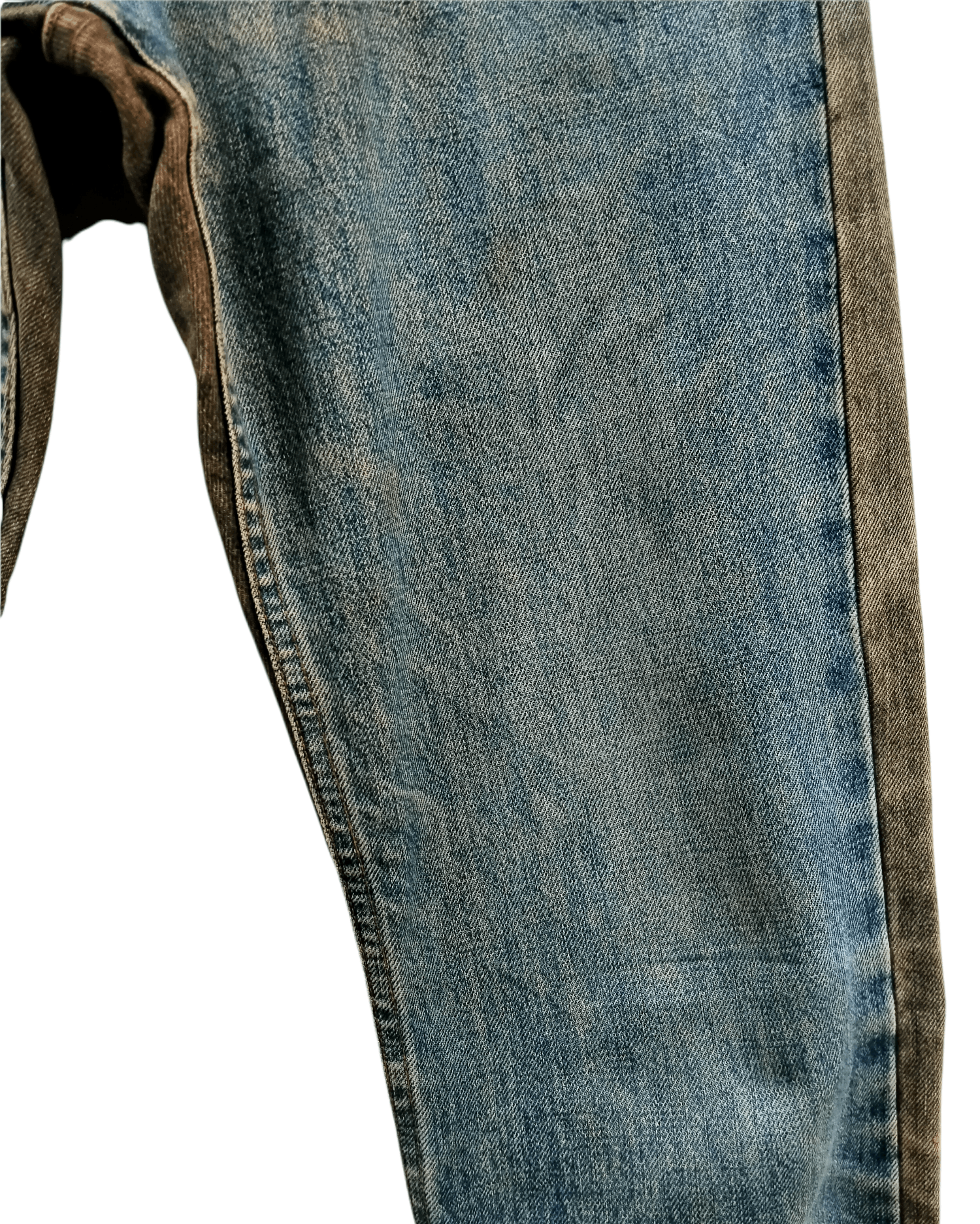 Beams Plus Vintage Japanese Brand Beams Two Tone Distressed Denim Size US 31 - 12 Thumbnail