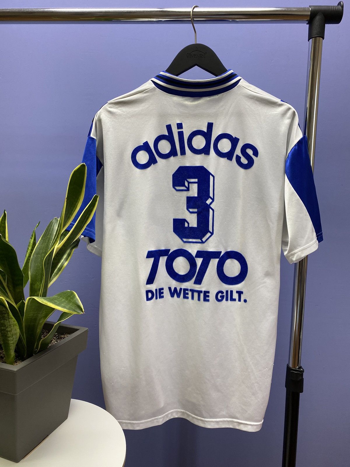 Adidas Vintage 90s Adidas Toto Lotto Soccer Jersey Football Shirt Size US XL / EU 56 / 4 - 11 Thumbnail