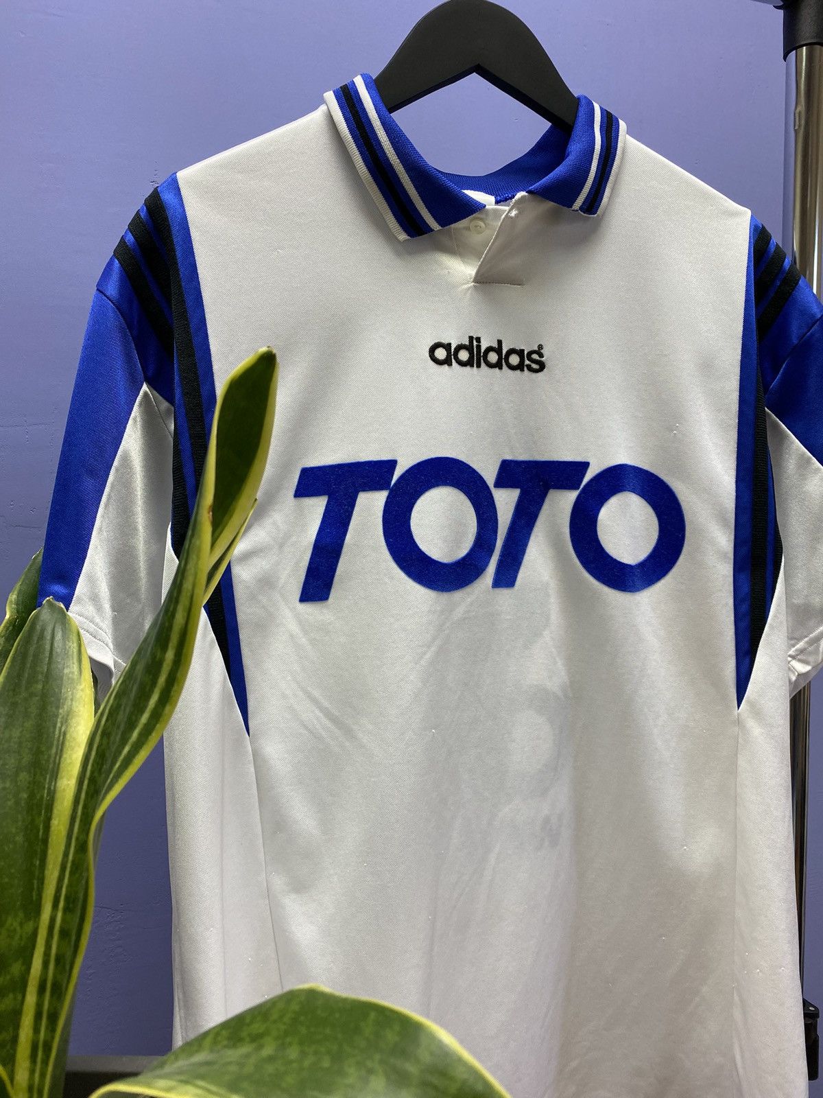 Adidas Vintage 90s Adidas Toto Lotto Soccer Jersey Football Shirt Size US XL / EU 56 / 4 - 3 Thumbnail