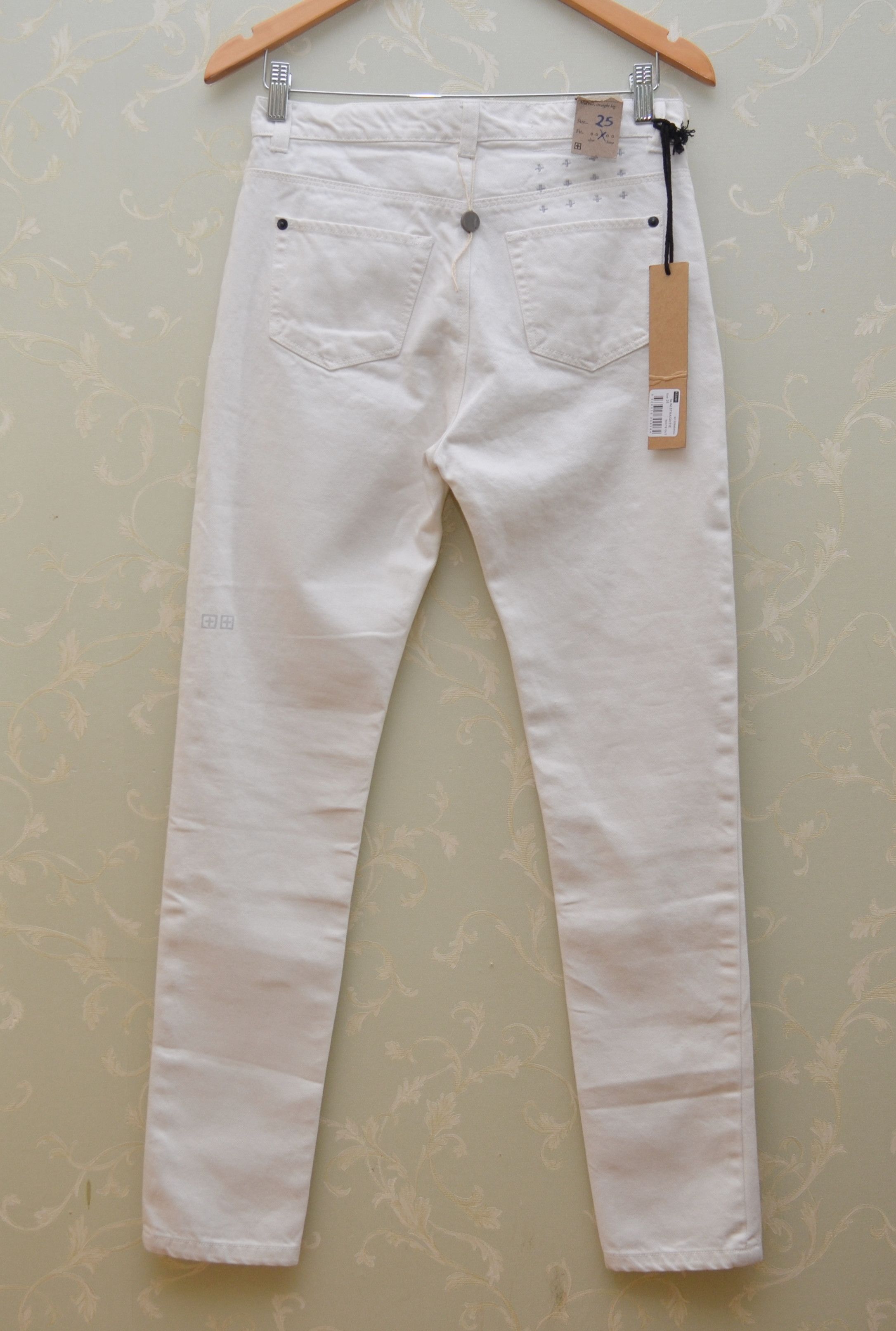 Other KSUBI Slim Straight White Denim Jeans Pants NWT Size 28" / US 6 / IT 42 - 7 Thumbnail